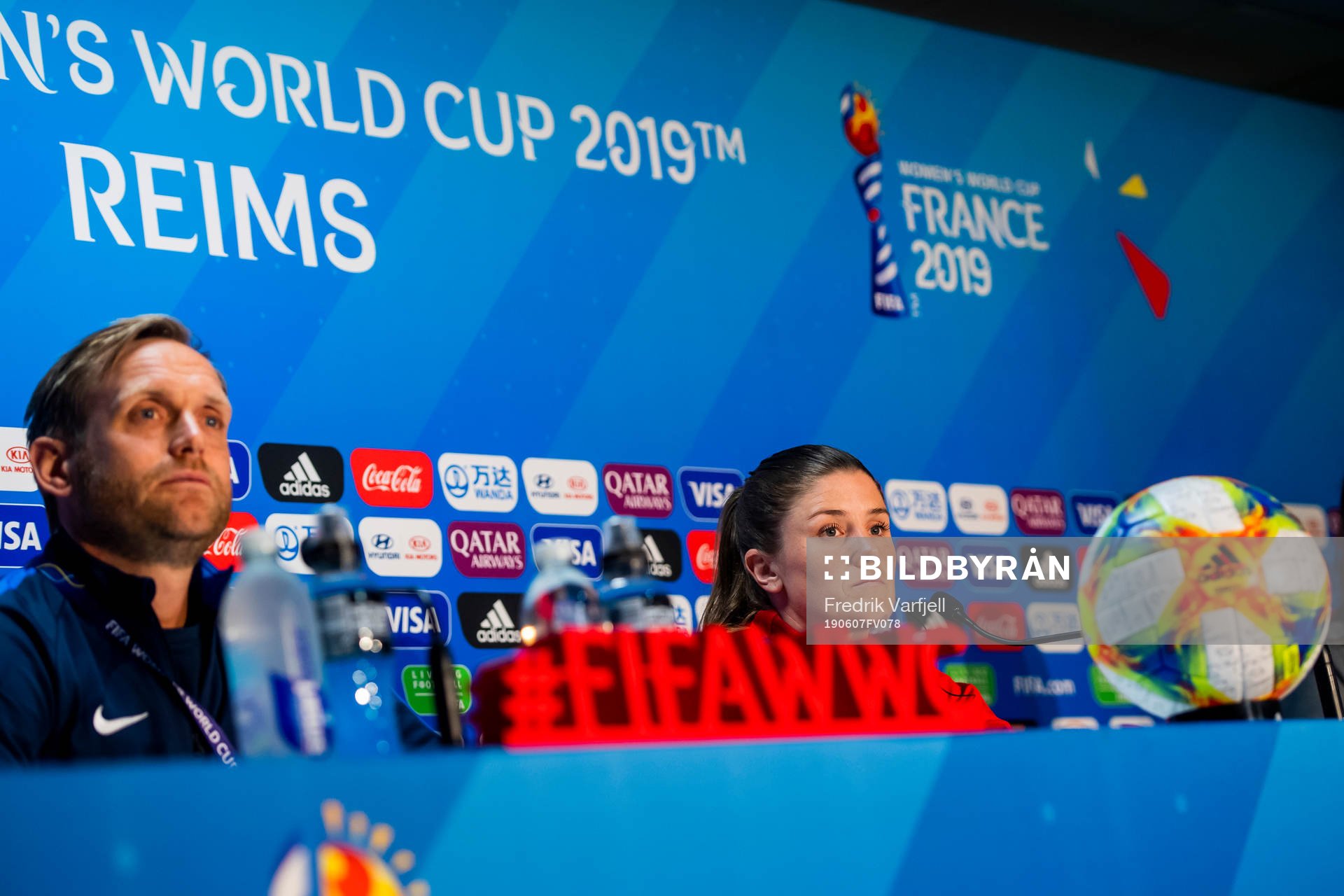 Martin Sjögren, head coach of Norway, and Maren Nævdal