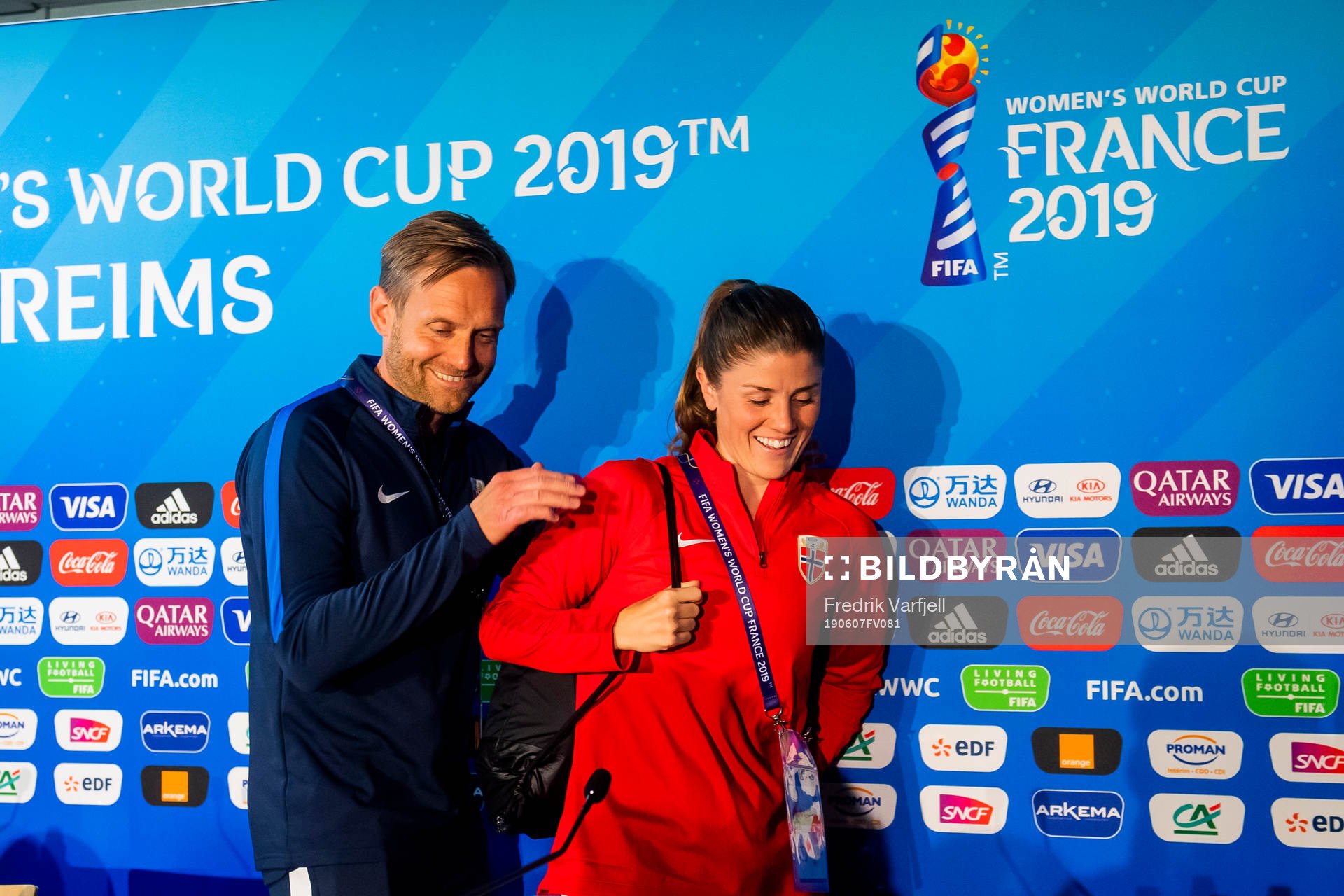Martin Sjögren, head coach of Norway, and Maren Nævdal