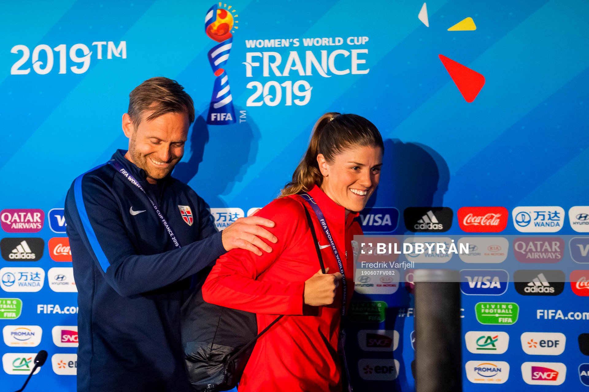 Martin Sjögren, head coach of Norway, and Maren Nævdal