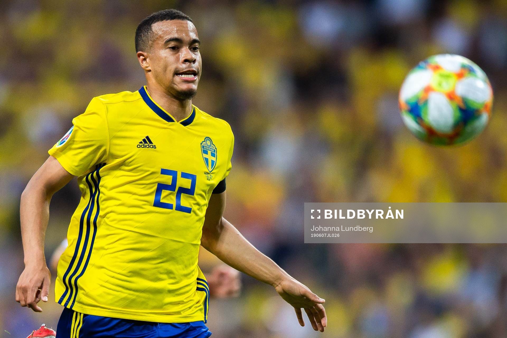 Robin Quaison of Sweden