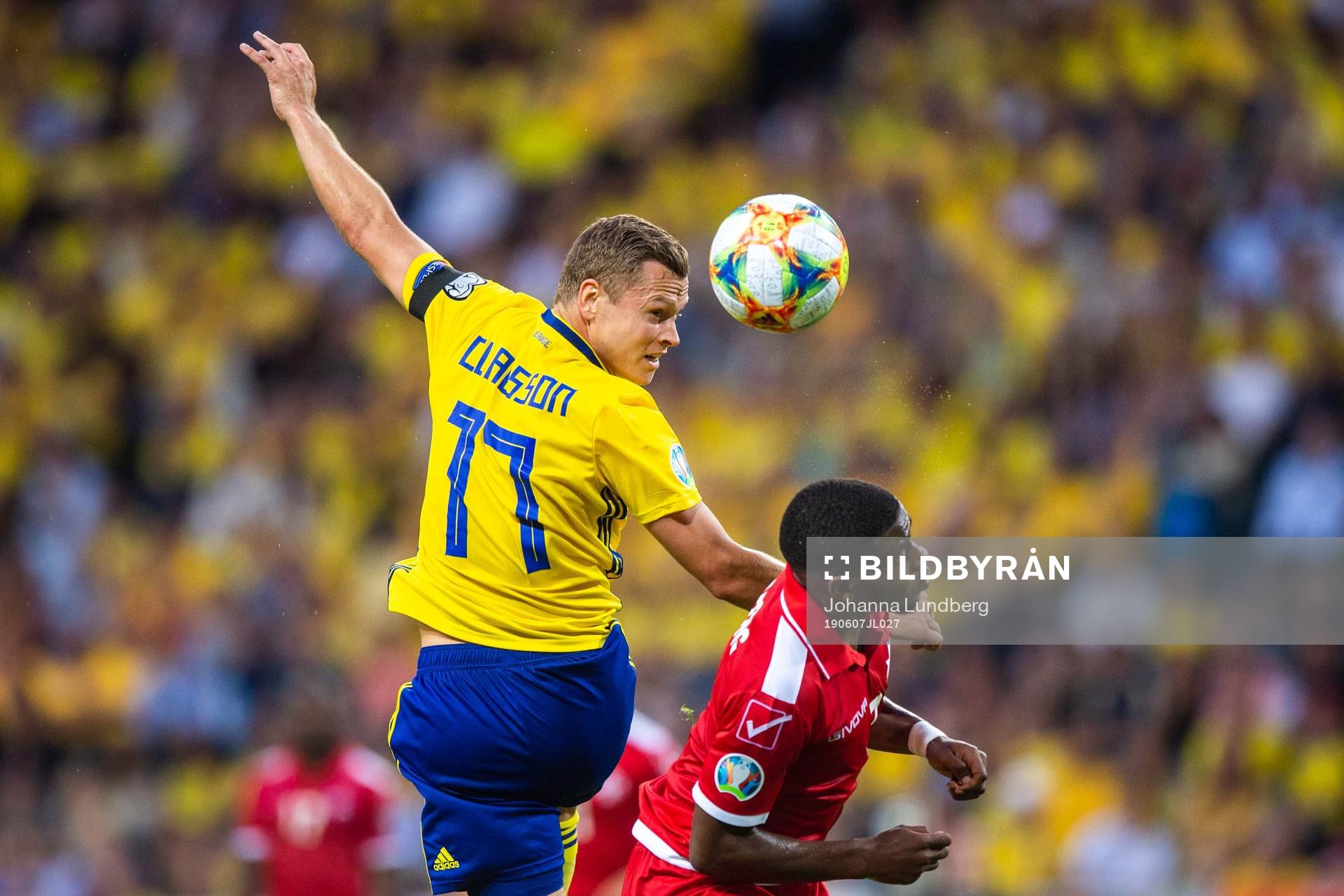 Viktor Claesson of Sweden and Jonathan Caruana of Malta