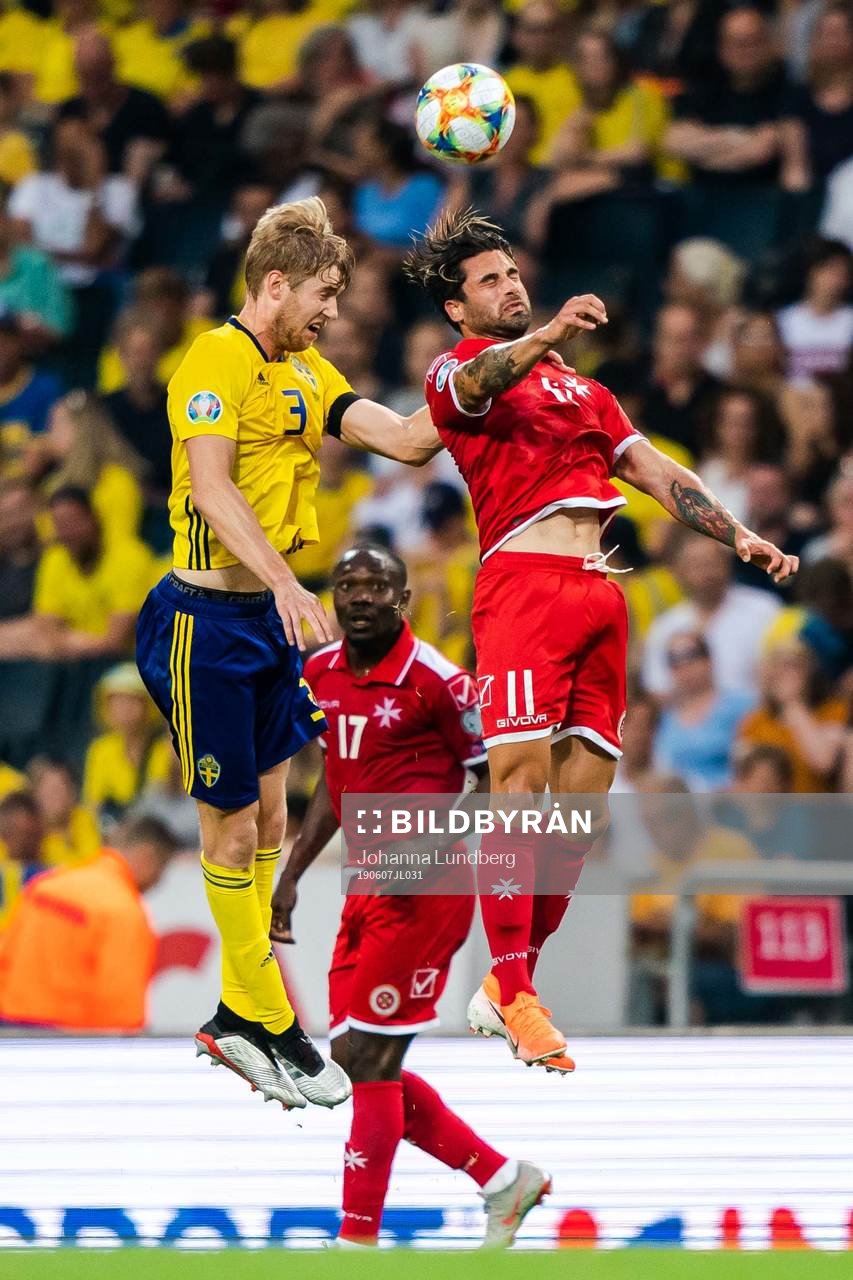 Filip Helander of Sweden and Joseph Zerafa of Malta