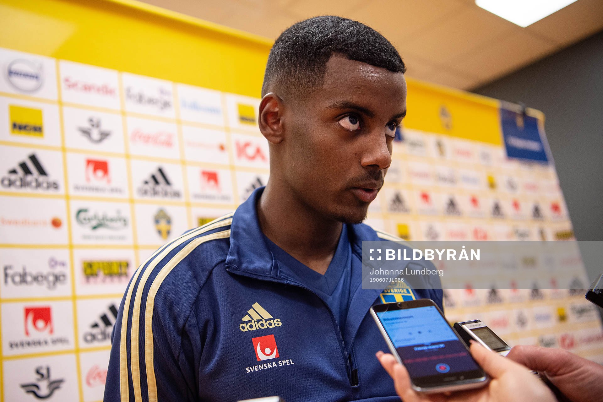 Alexander Isak of Sweden of Sweden
