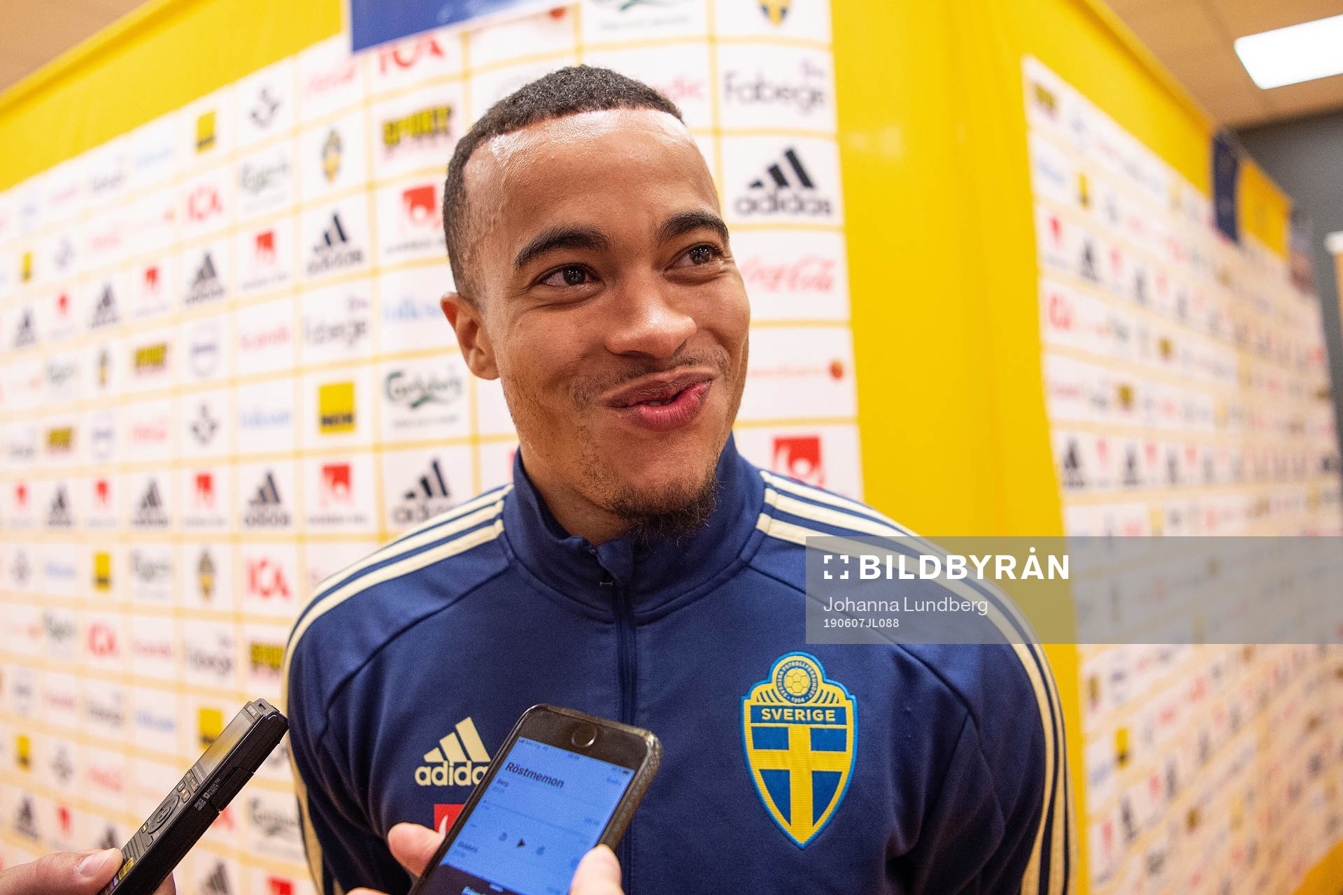 Robin Quaison of Sweden of Sweden