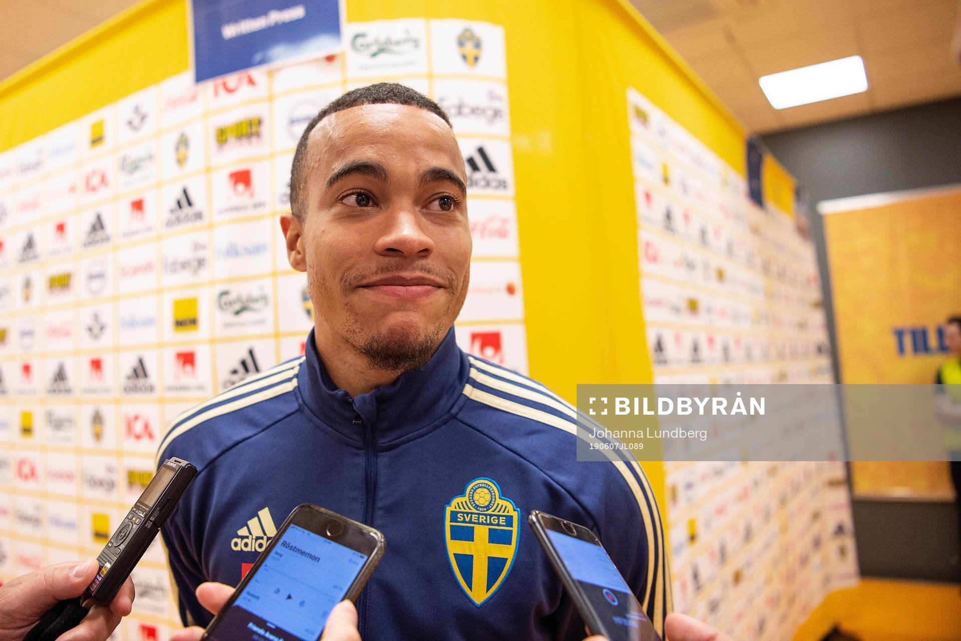Robin Quaison of Sweden of Sweden
