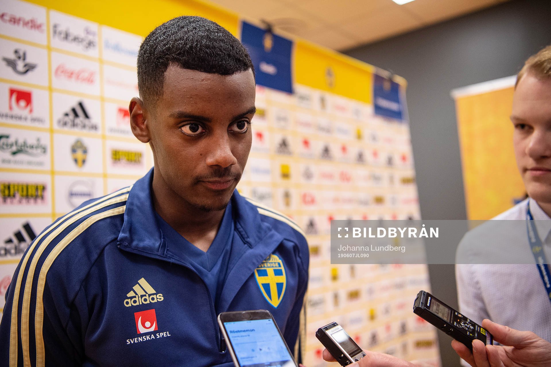 Alexander Isak of Sweden of Sweden