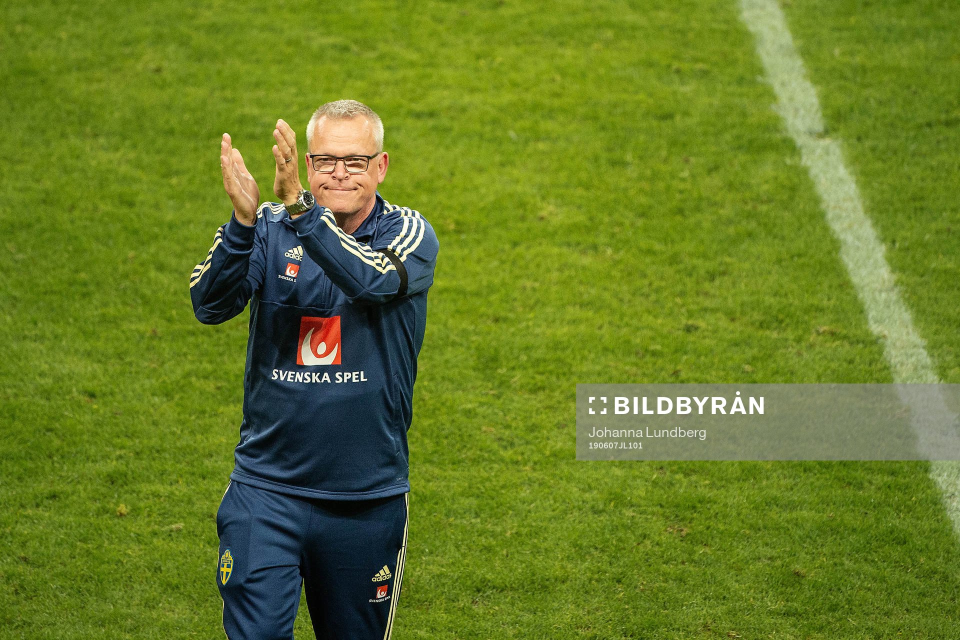 head coach Janne Andersson of Sweden