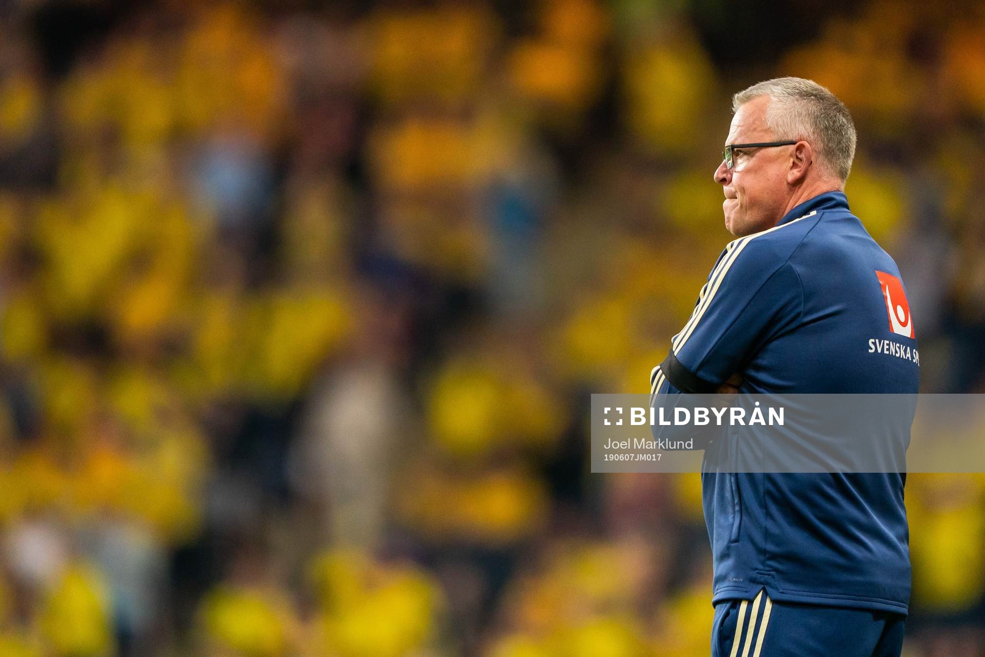 Head coach Janne Andersson of Sweden