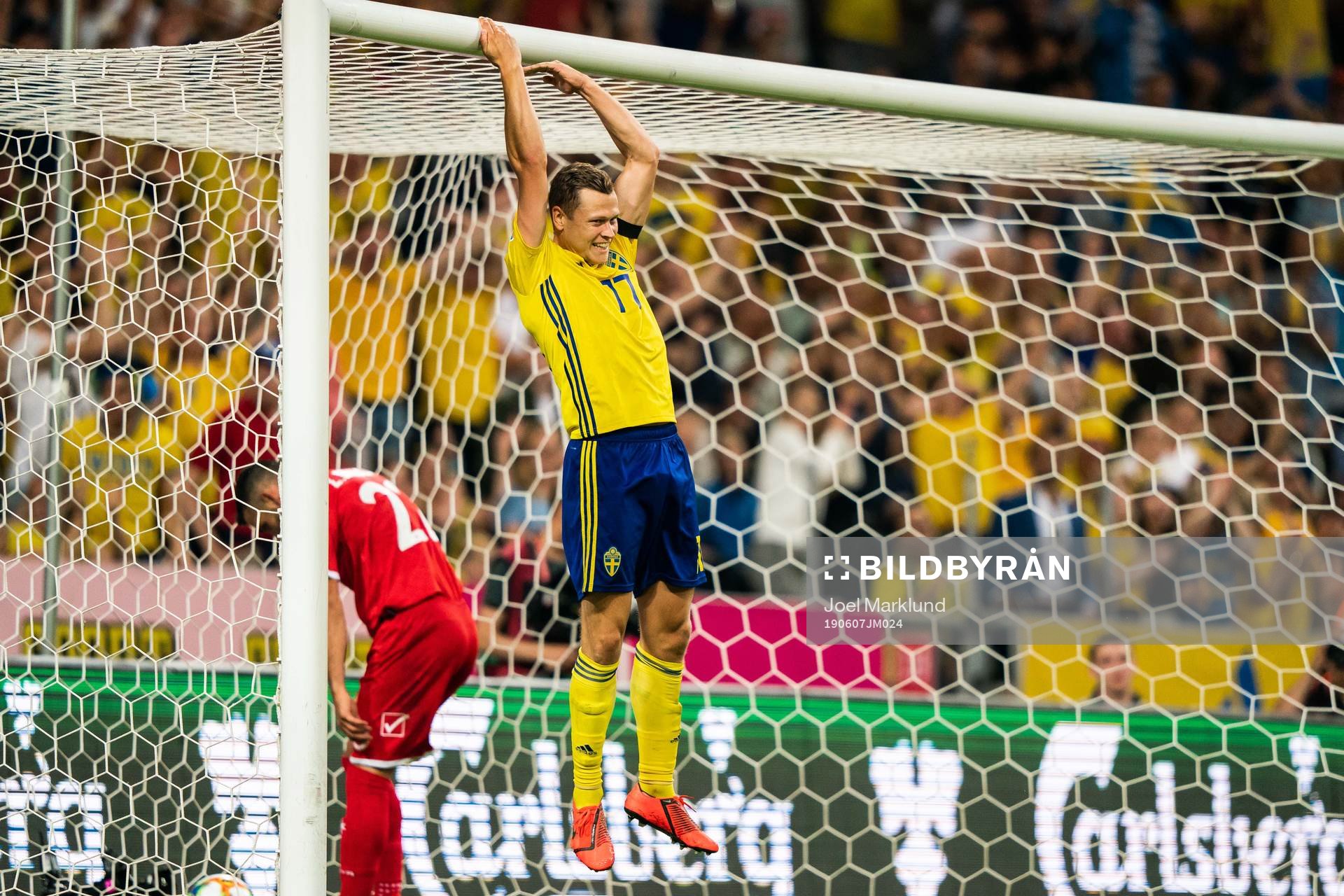 Viktor Claesson of Sweden celebrates