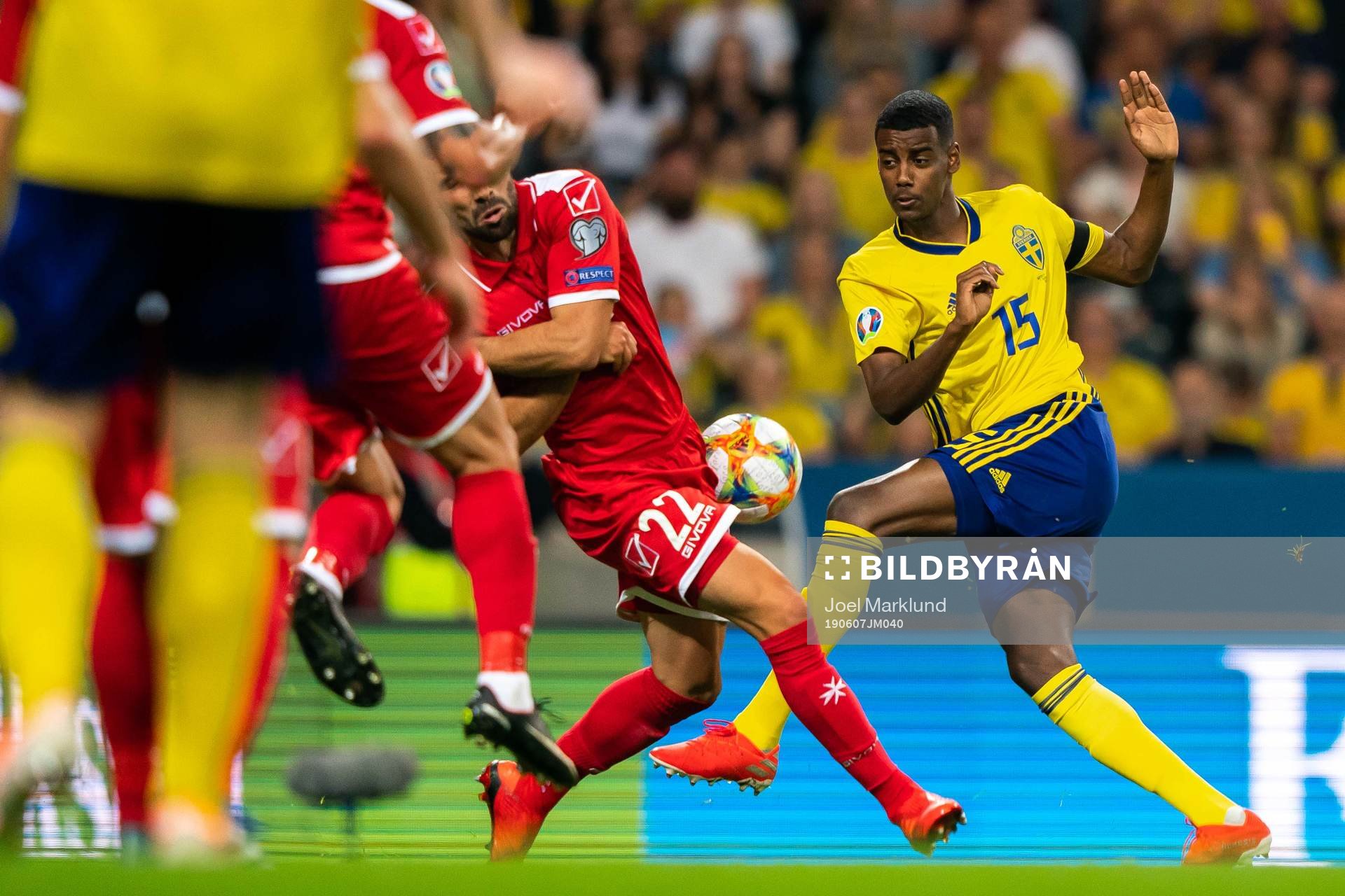 Alexander Isak of Sweden