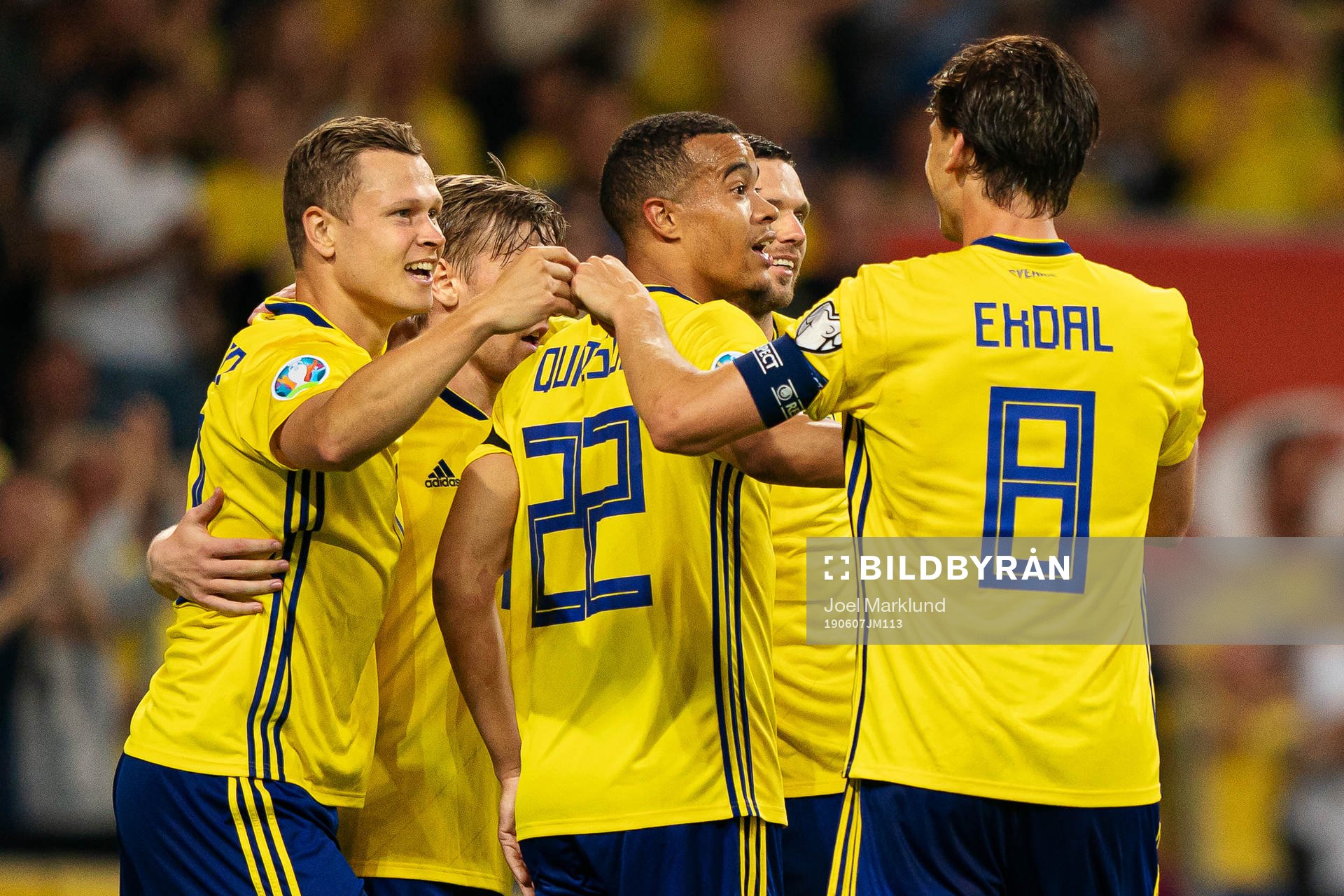 Viktor Claesson, Emil Forsberg, Robin Quaison, Marcus Berg
