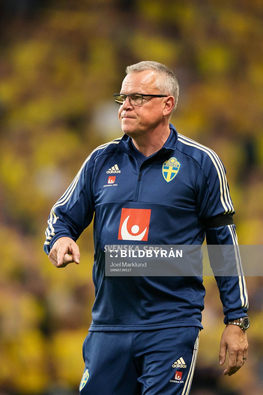 Head coach Janne Andersson of Sweden