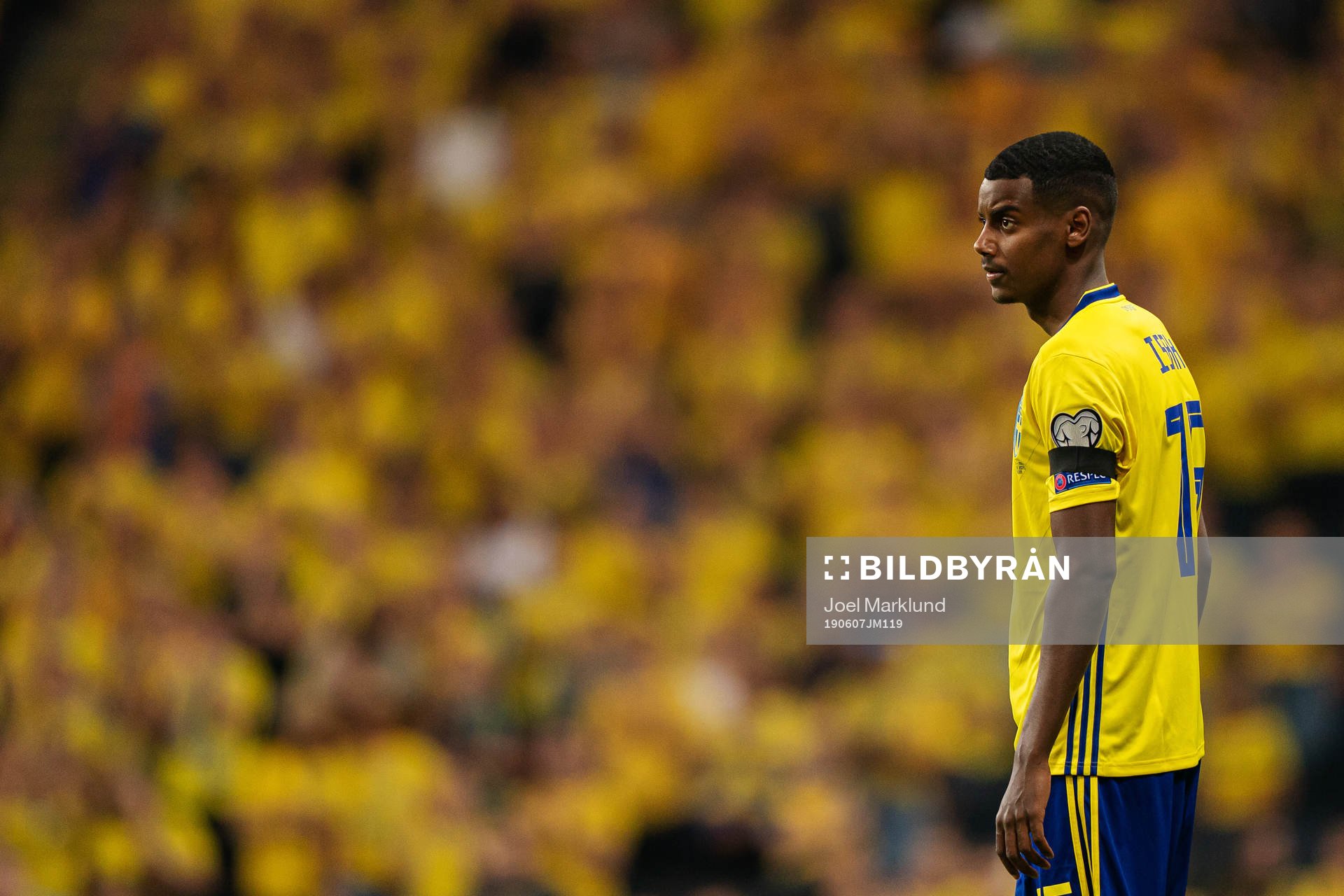 Alexander Isak of Sweden