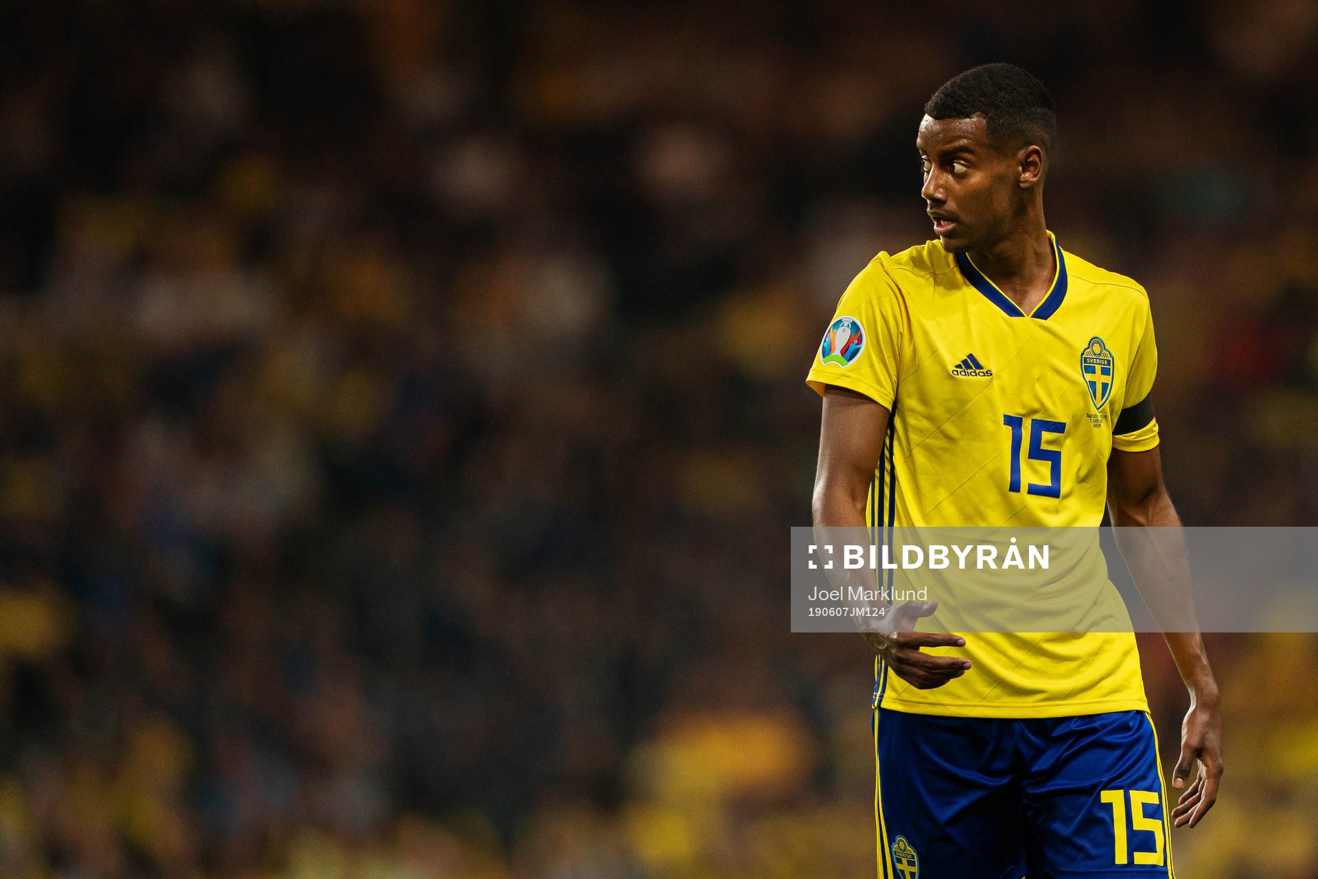 Alexander Isak of Sweden