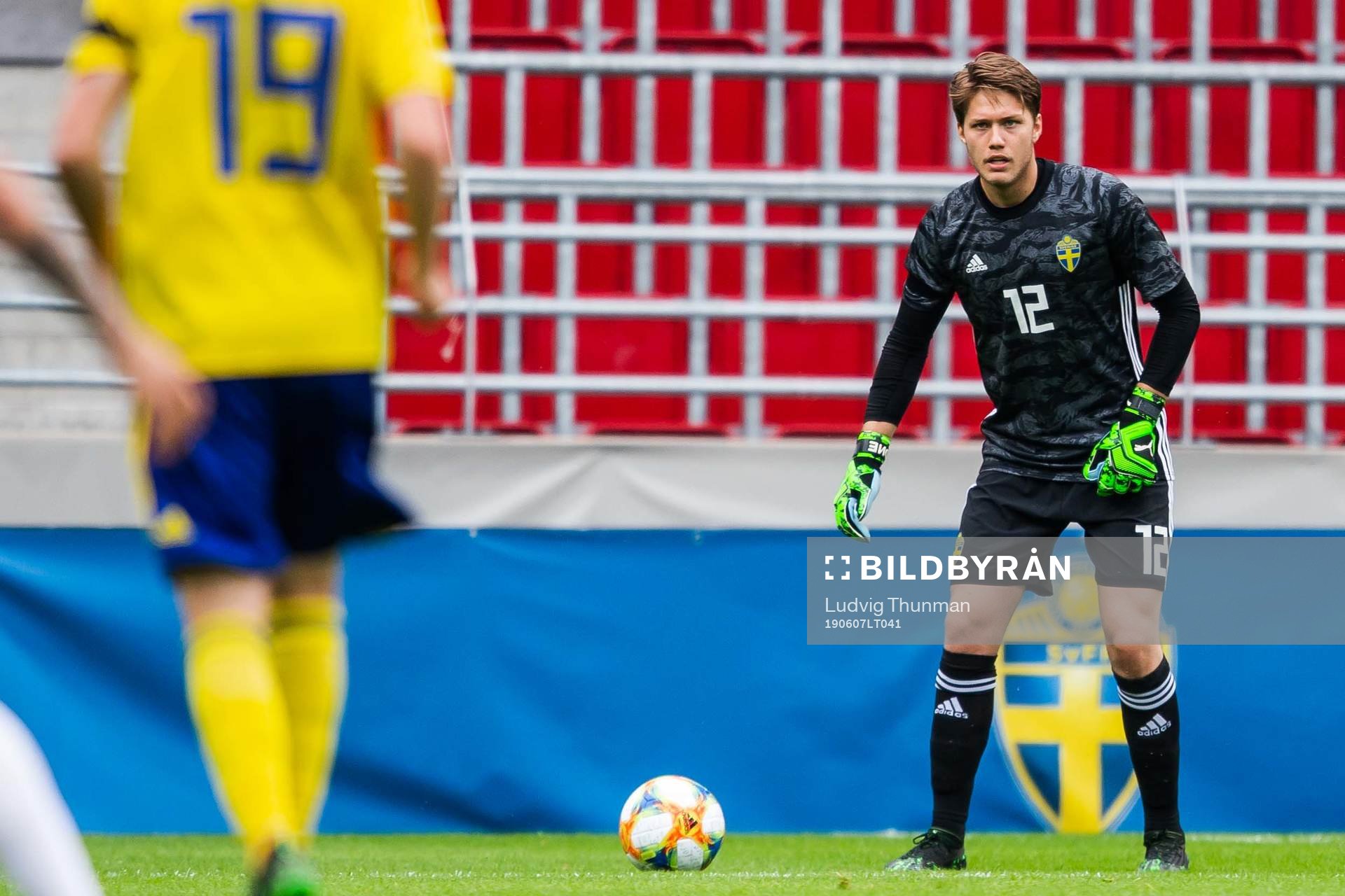 Goalkeeper Kalle Joelsson of Sweden