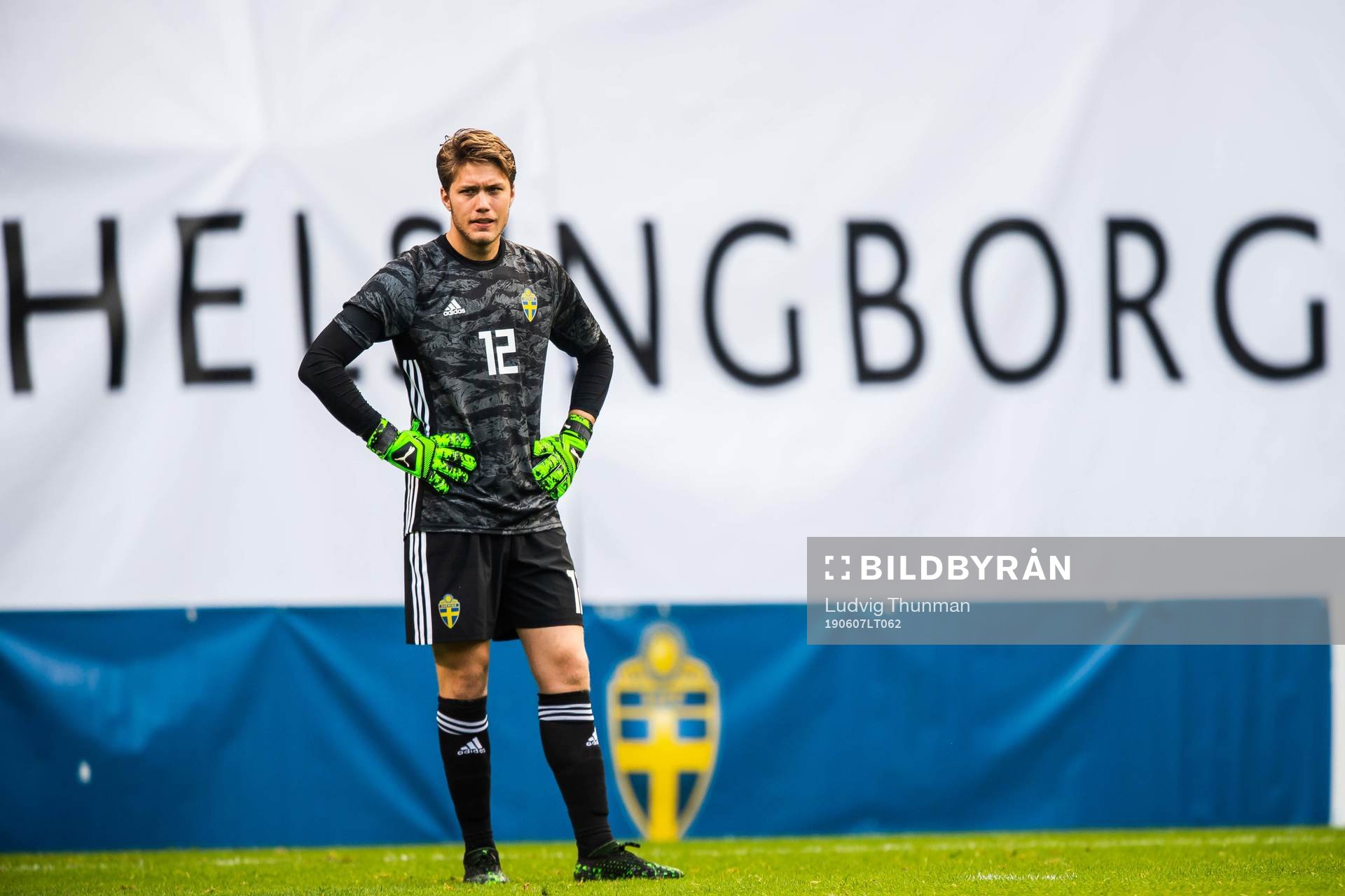 Goalkeeper Kalle Joelsson of Sweden