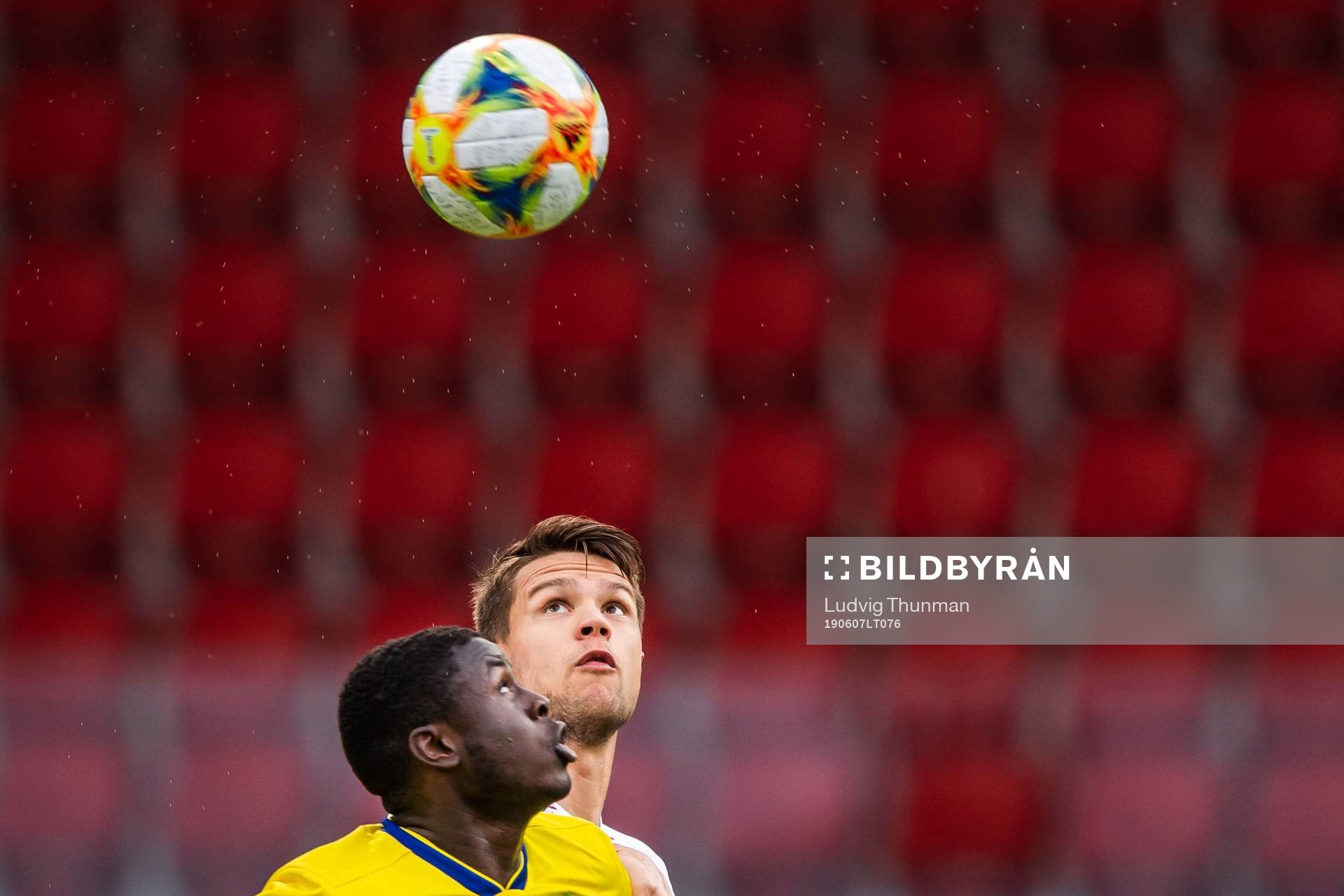 Benjamin Mbunga Kimpioka of Sweden and Tord Johnsen Salte