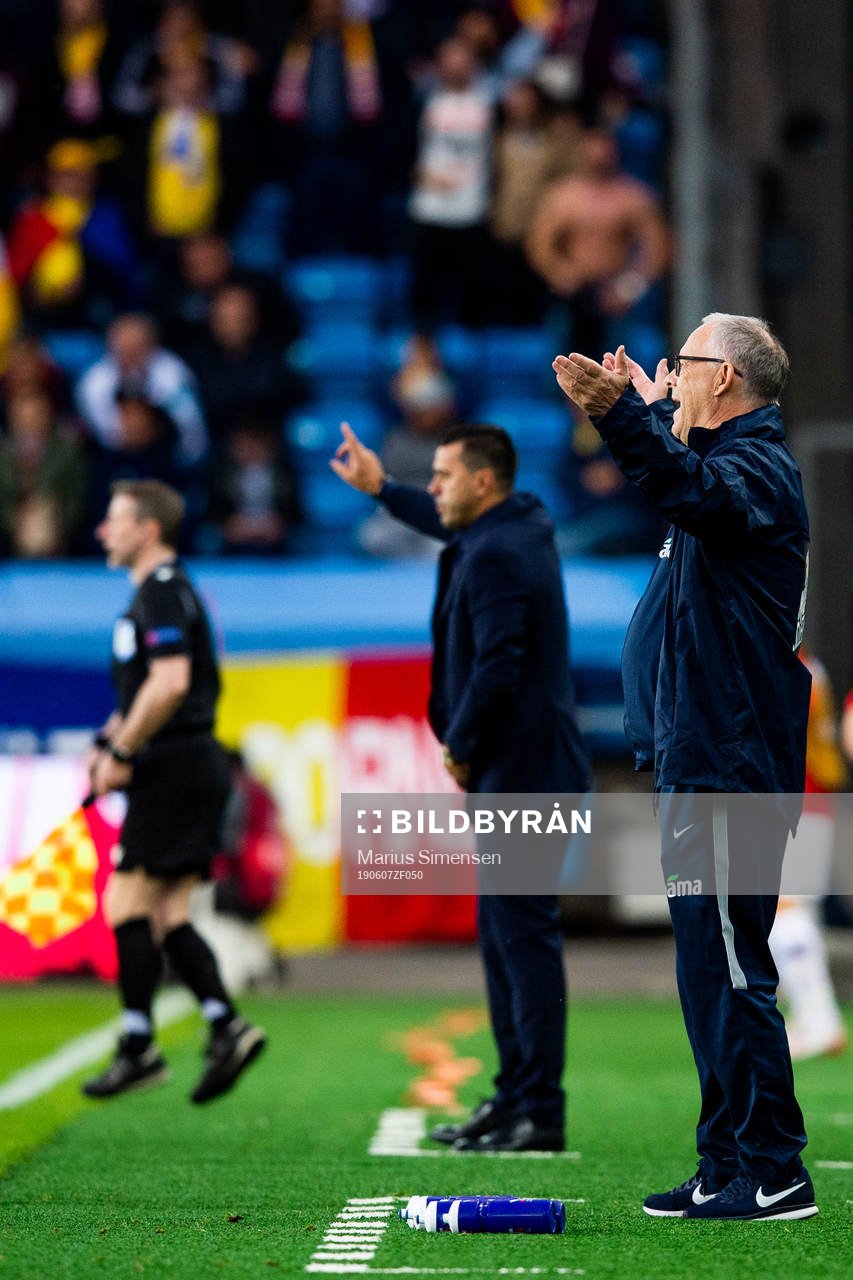 Lars Lagerbäck, head coach of Norway
