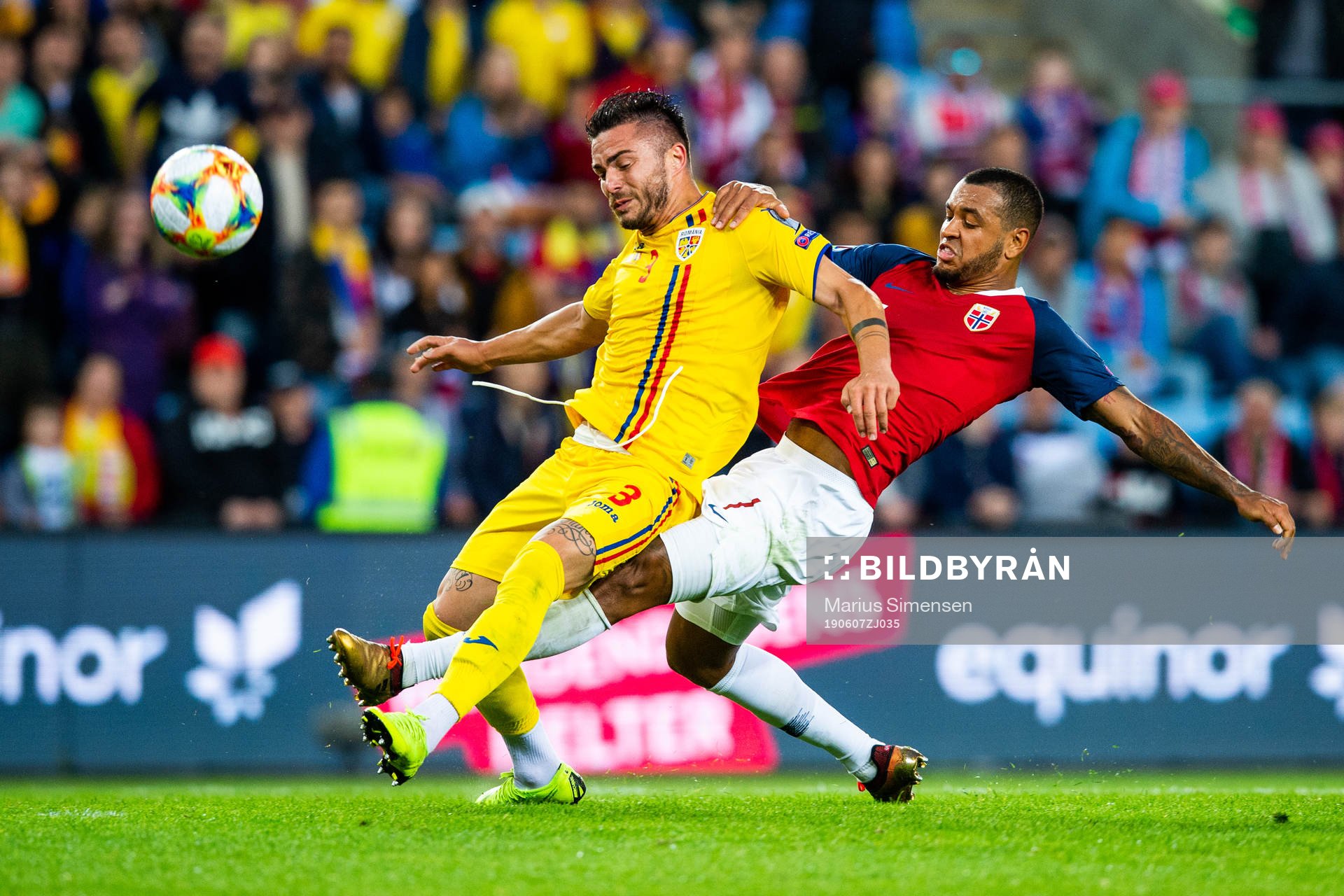 Alin Tosca of Romania and Joshua King of Norway