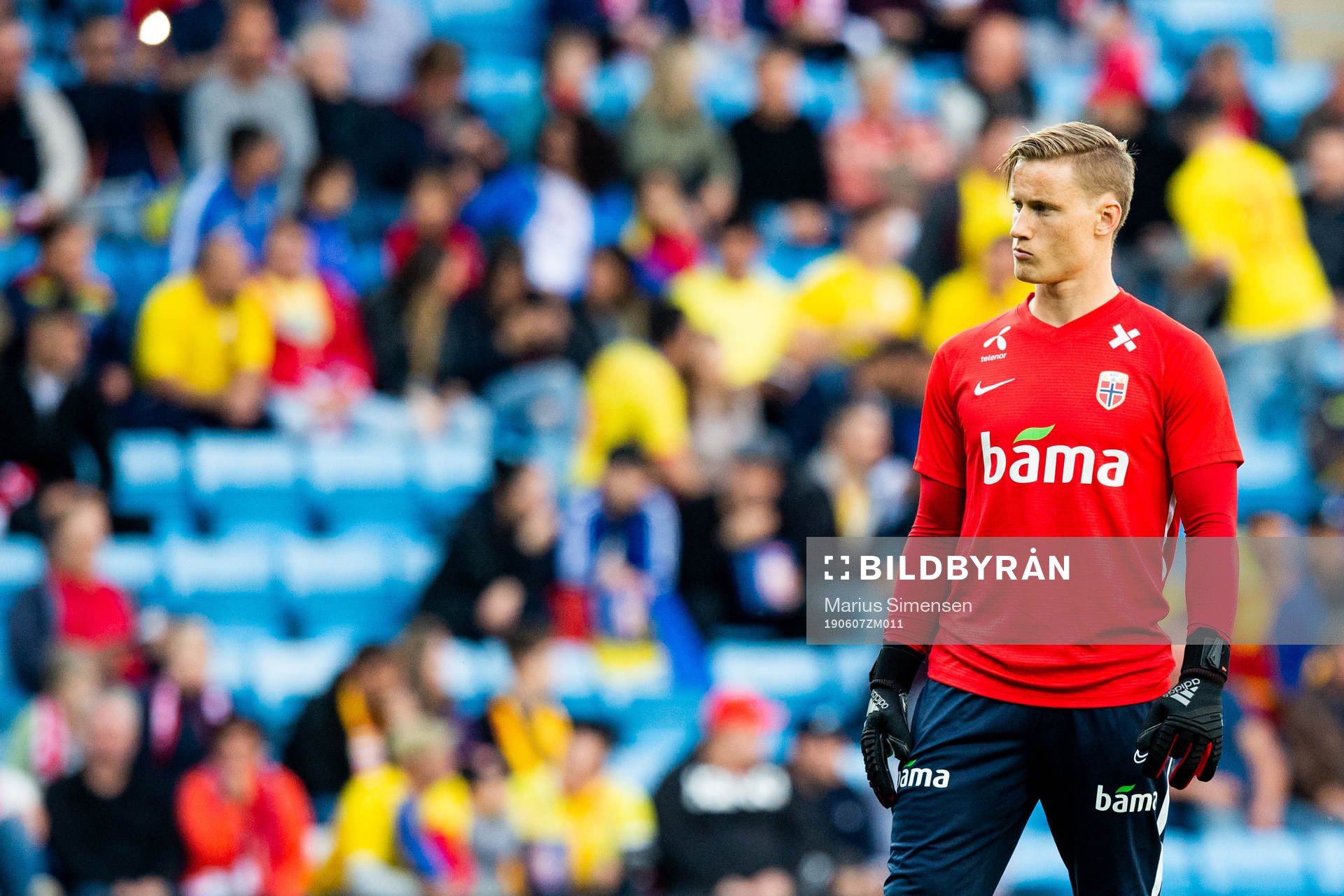 Goalkeeper Sondre Rossbach of Norway