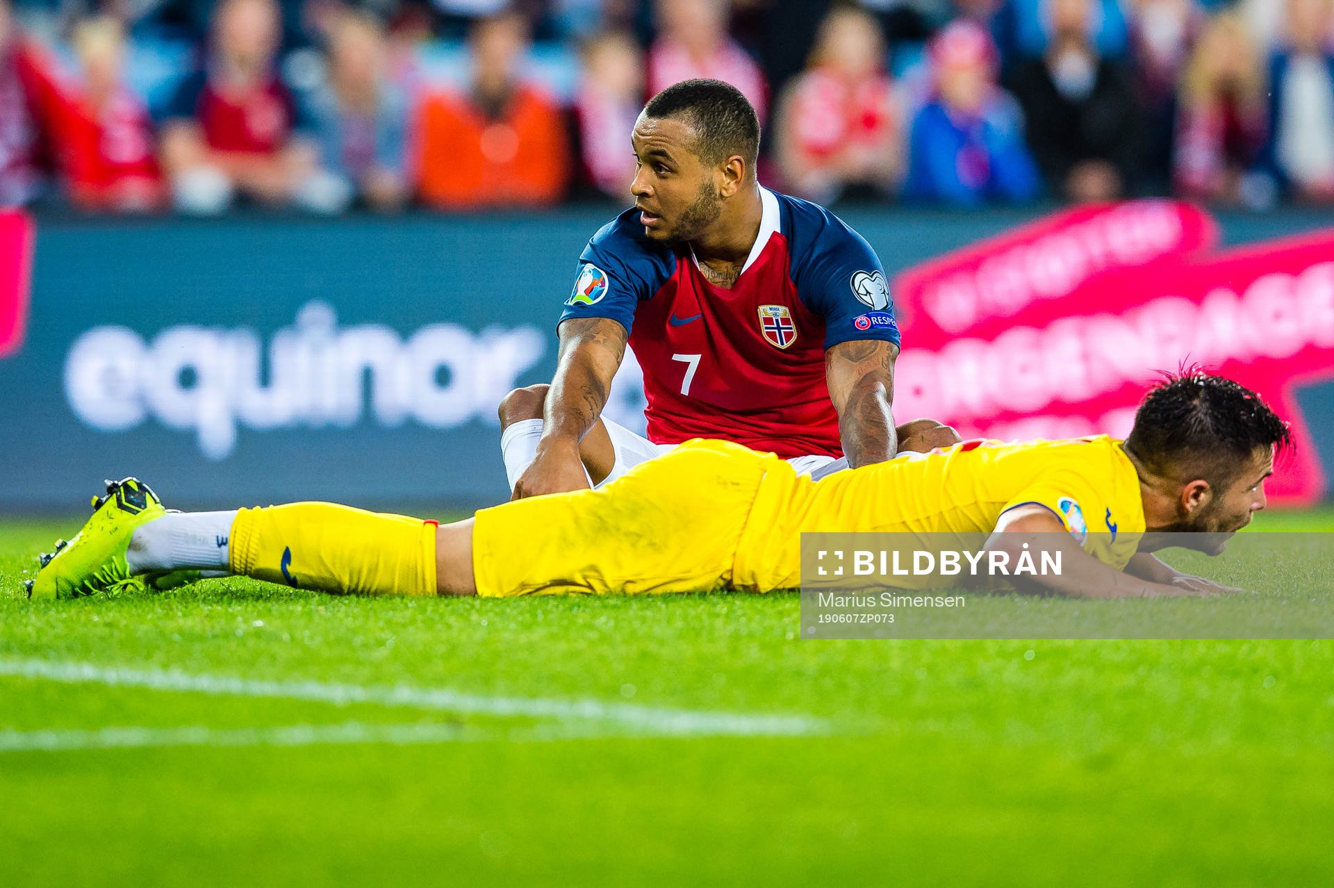 Joshua Christian Kojo King of Norway looks dejected