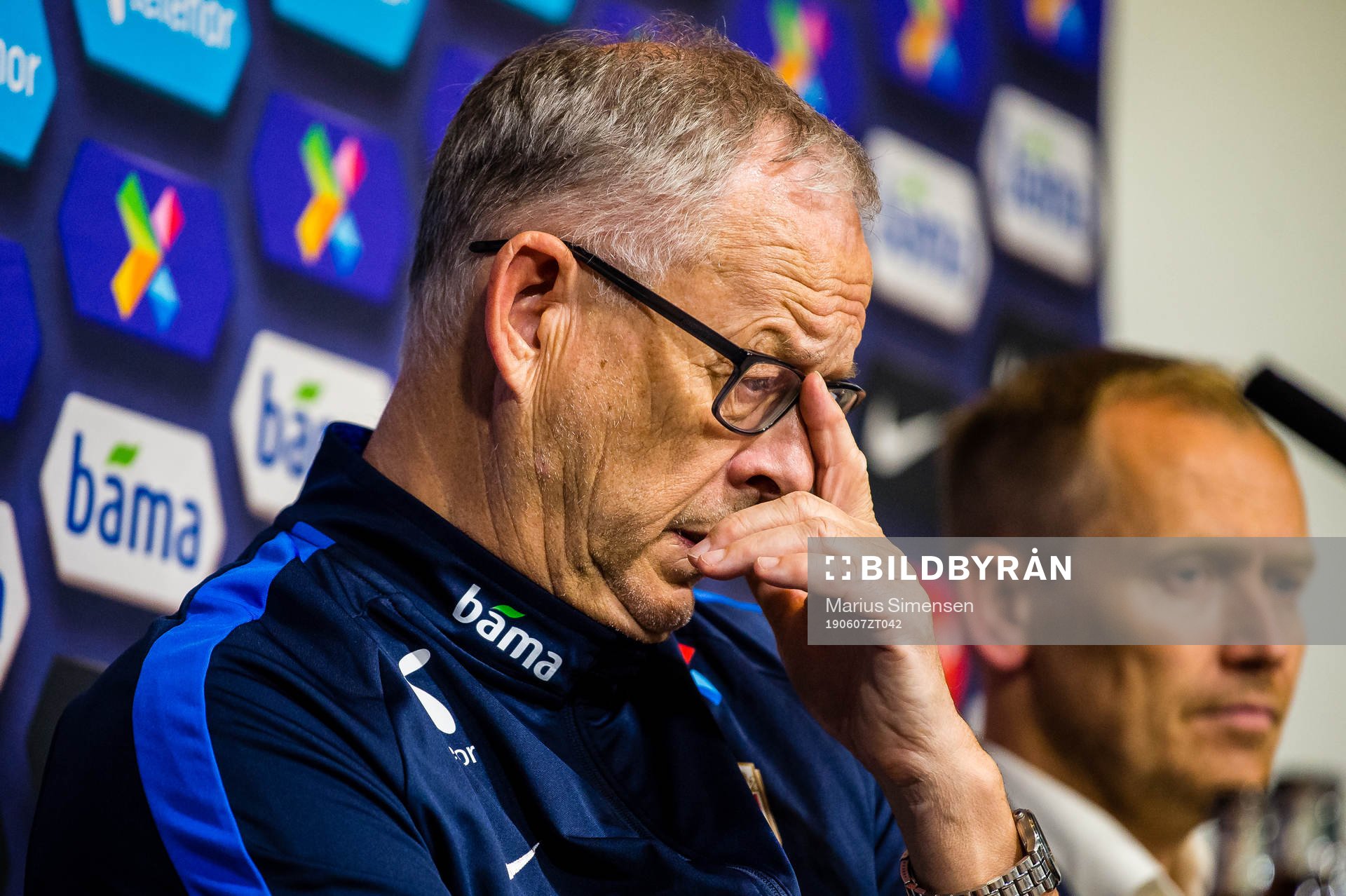 Lars Lagerbäck, head coach of Norway