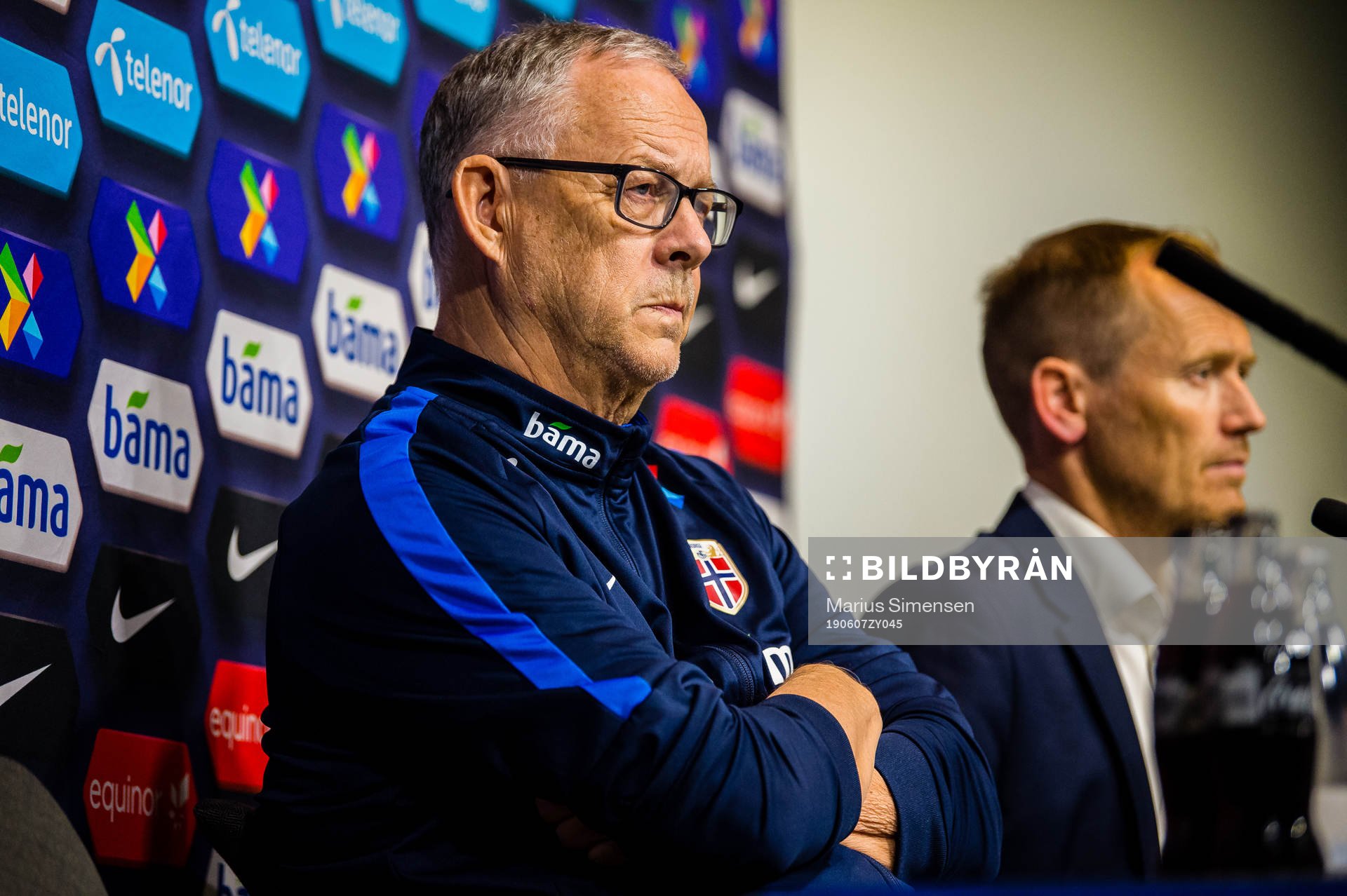 Lars Lagerbäck, head coach of Norway