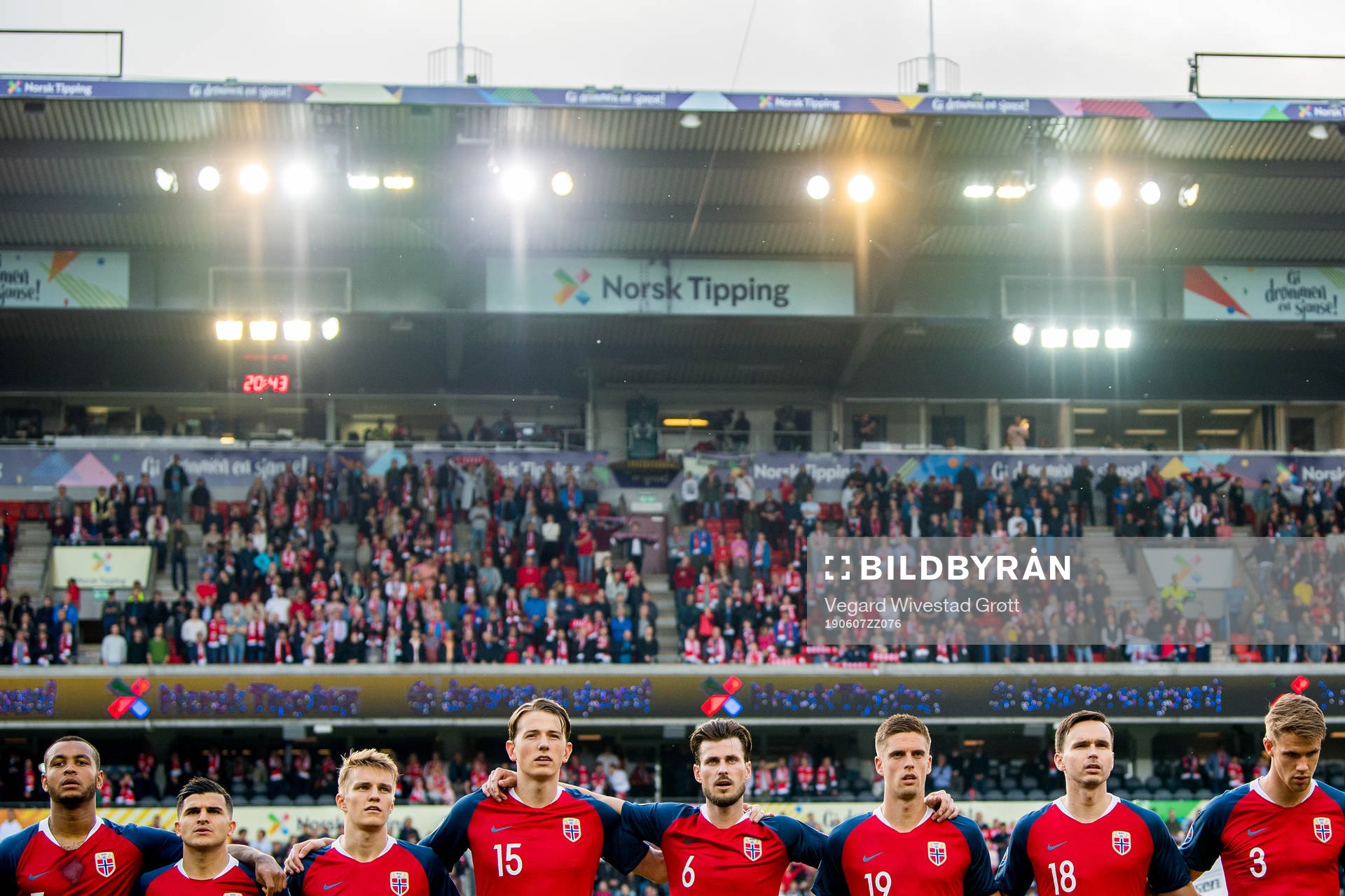 Joshua King, Tarik Elyounoussi, Martin Ødegaard, Sander