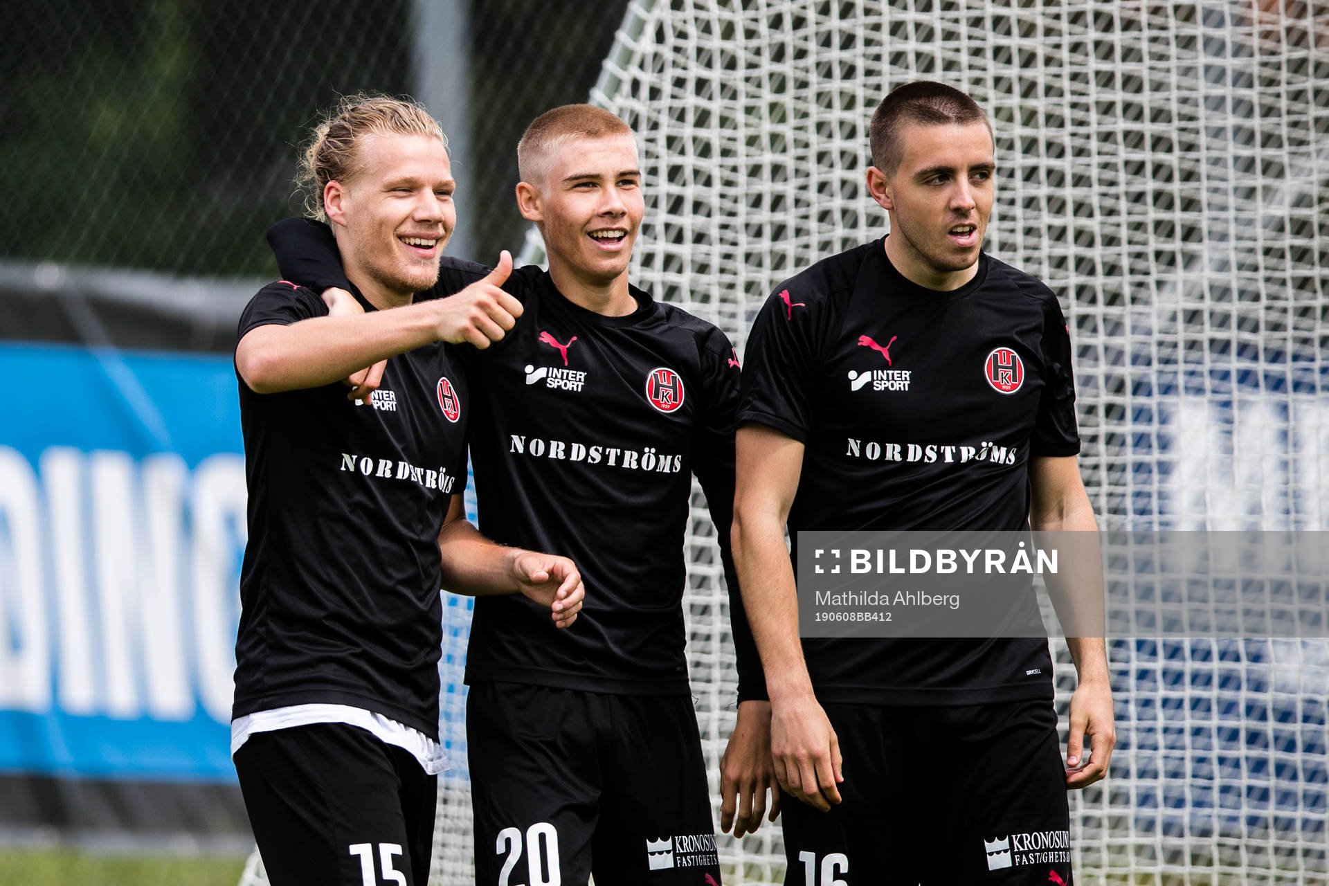 Hittarps Jonathan Olsson jublar