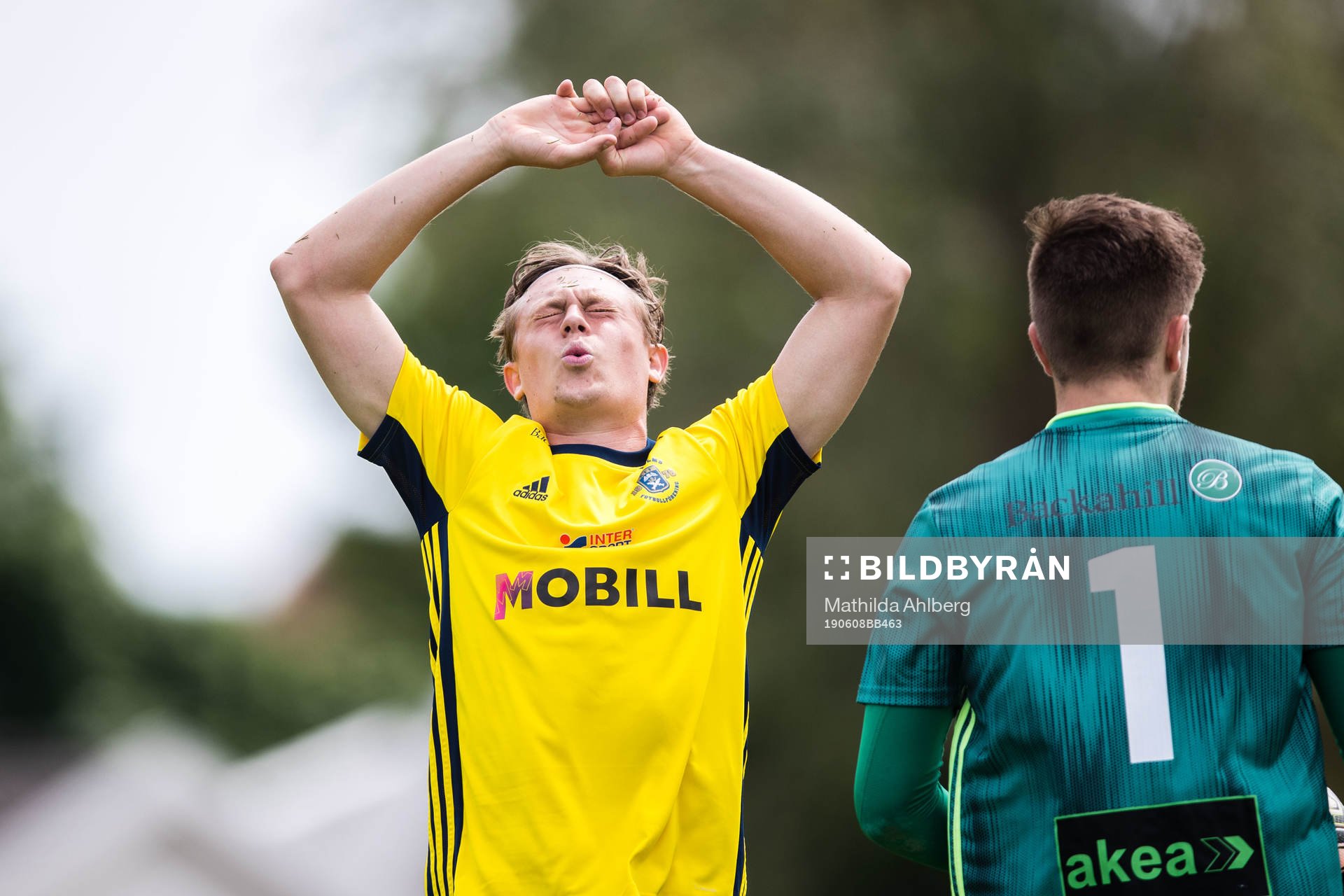 Ängelholms Rasmus Strandberg deppar