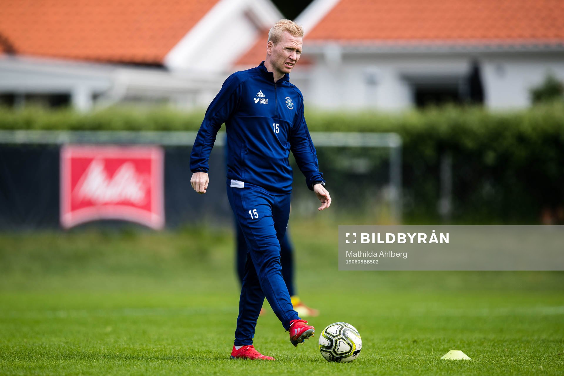 Ängelholms assisterande tränare Mattias Adelstam