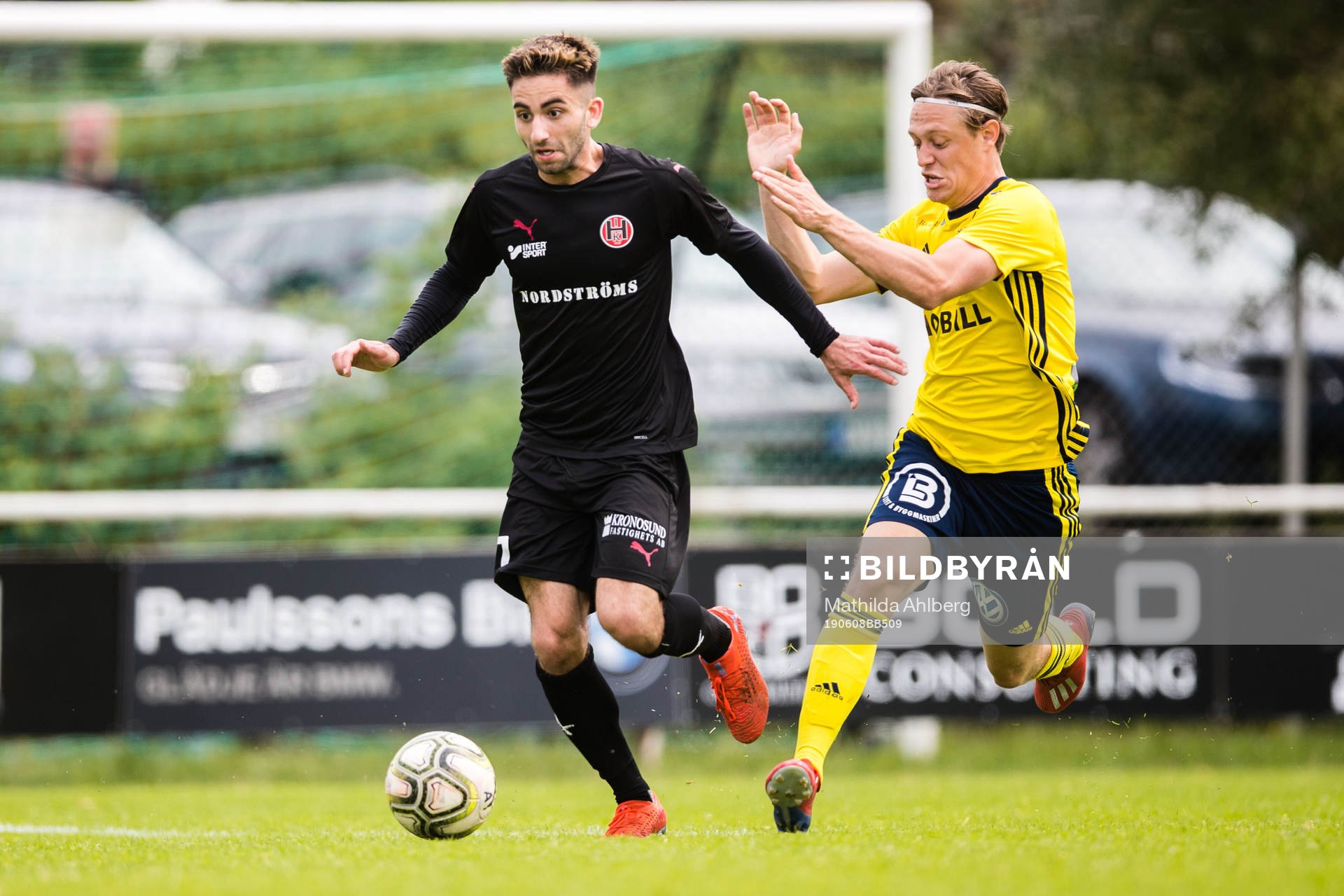 Hittarps Mouhamed Fahs och Ängelholms Rasmus Strandberg