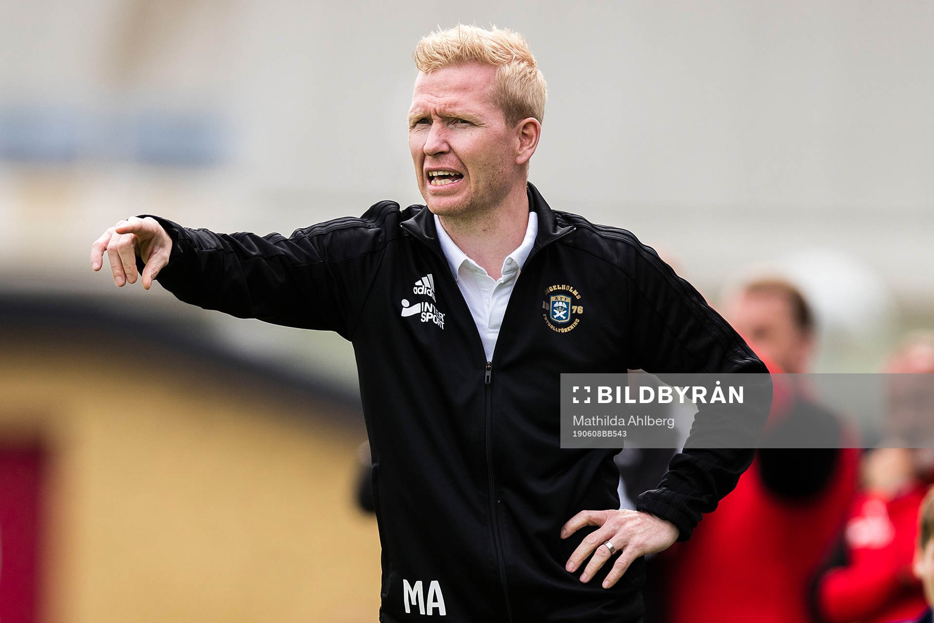 Ängelholms assisterande tränare Mattias Adelstam