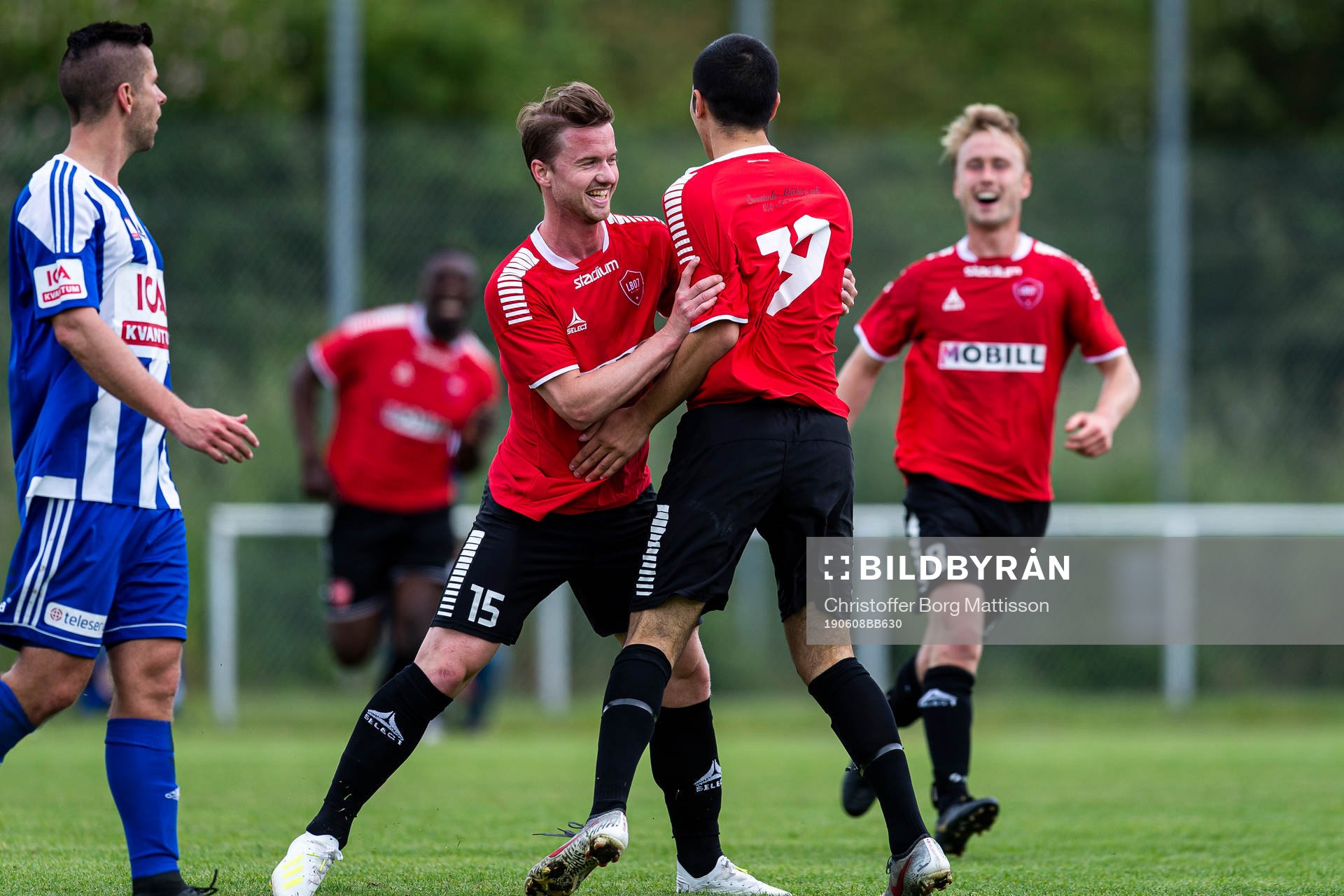 Limhamn Bunkeflos Anton From, Simon Thoresson och Mahmoud