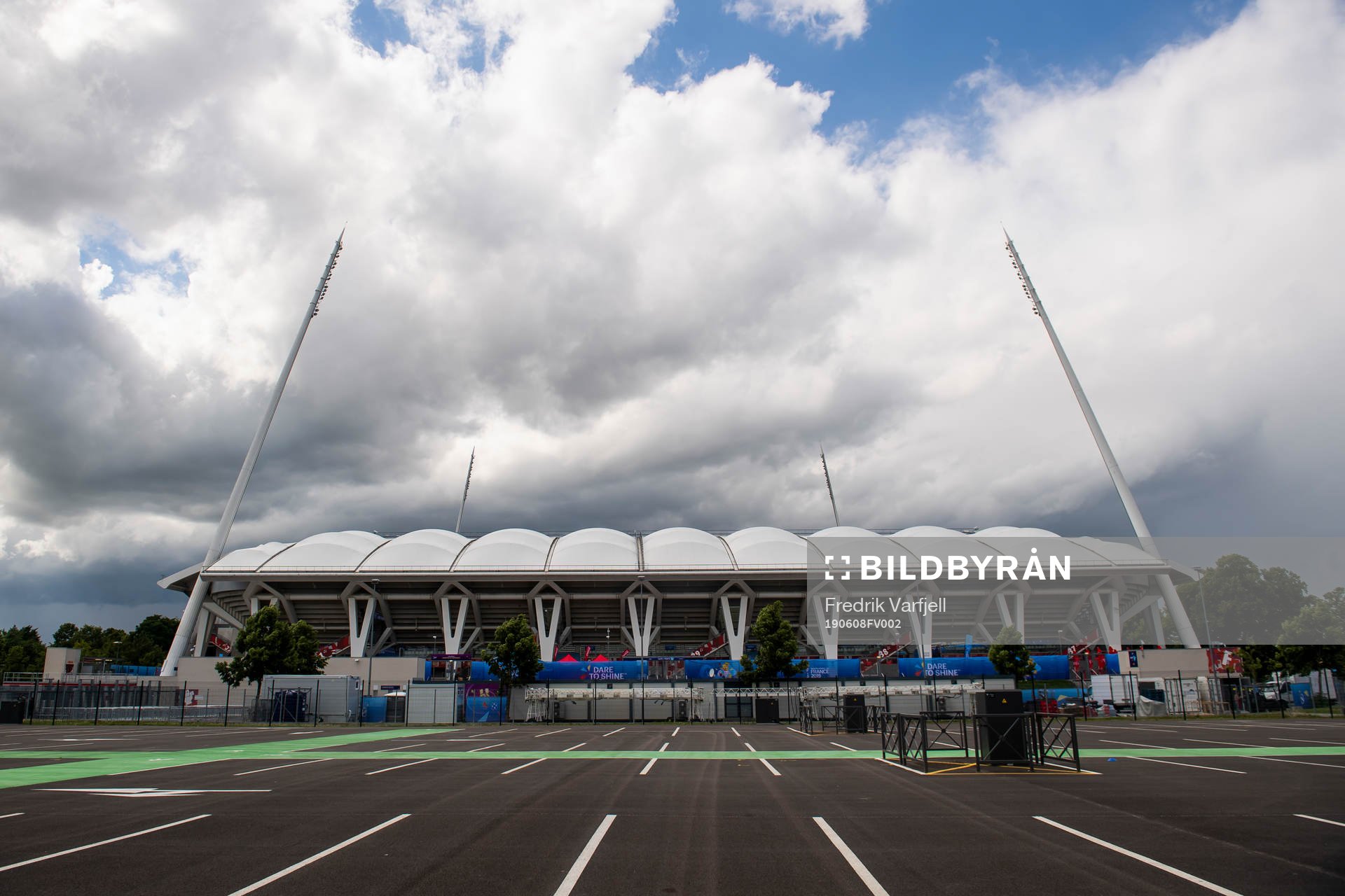 General view of Stade Auguste-Delaune