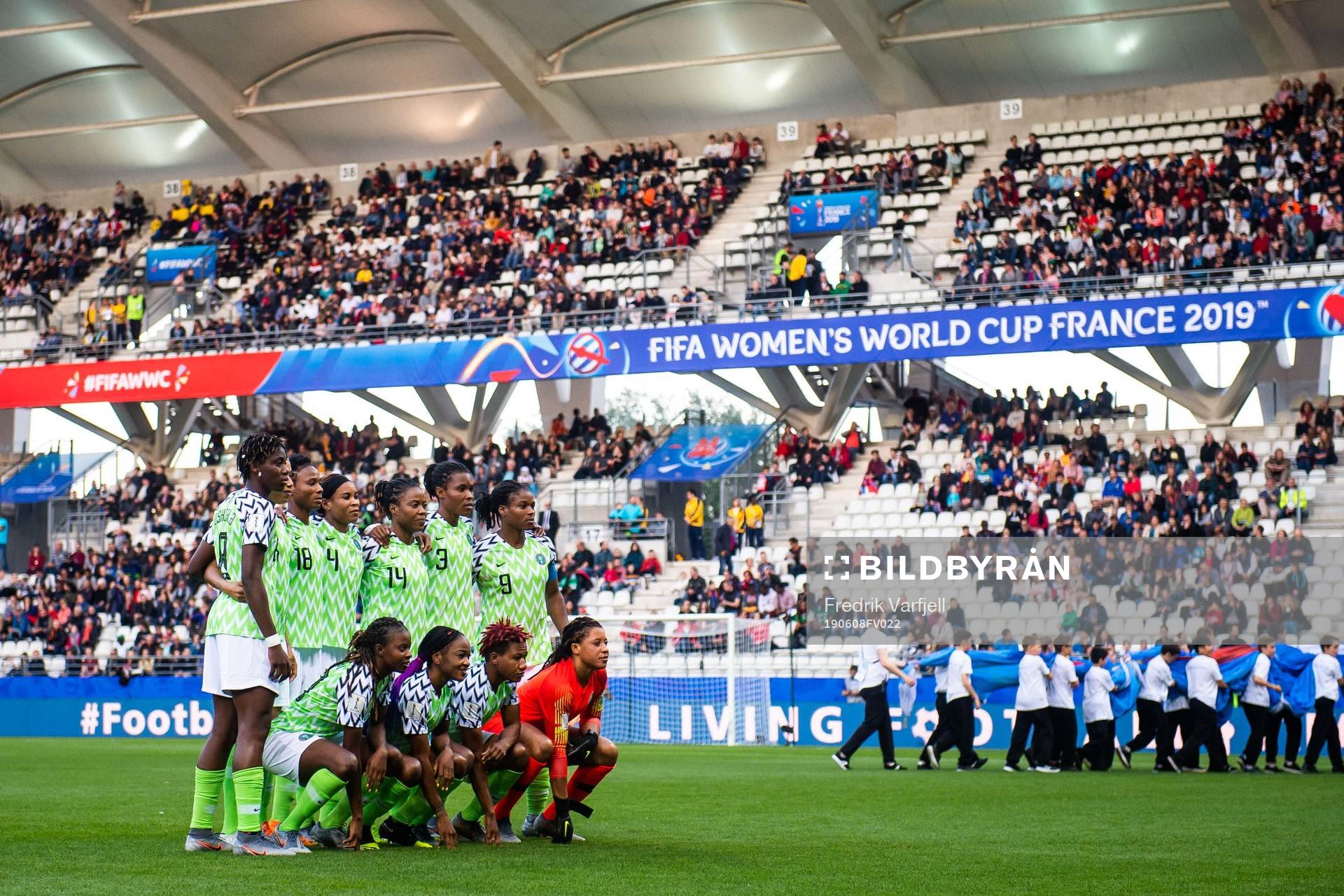 Players of Nigeria poses for a team group photo