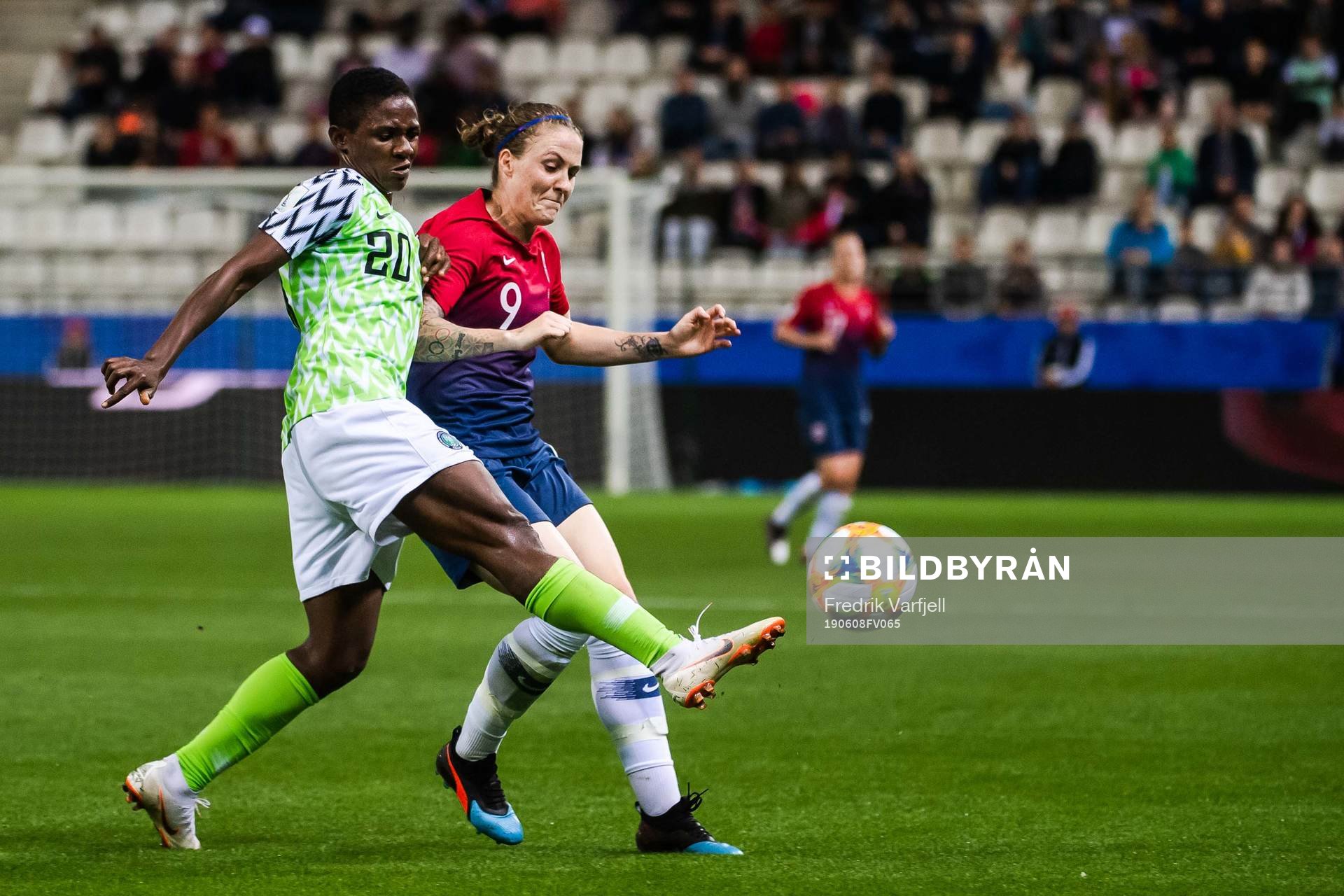 Chidinma Okeke of Nigeria and Isabell Lehn Herlovsen of