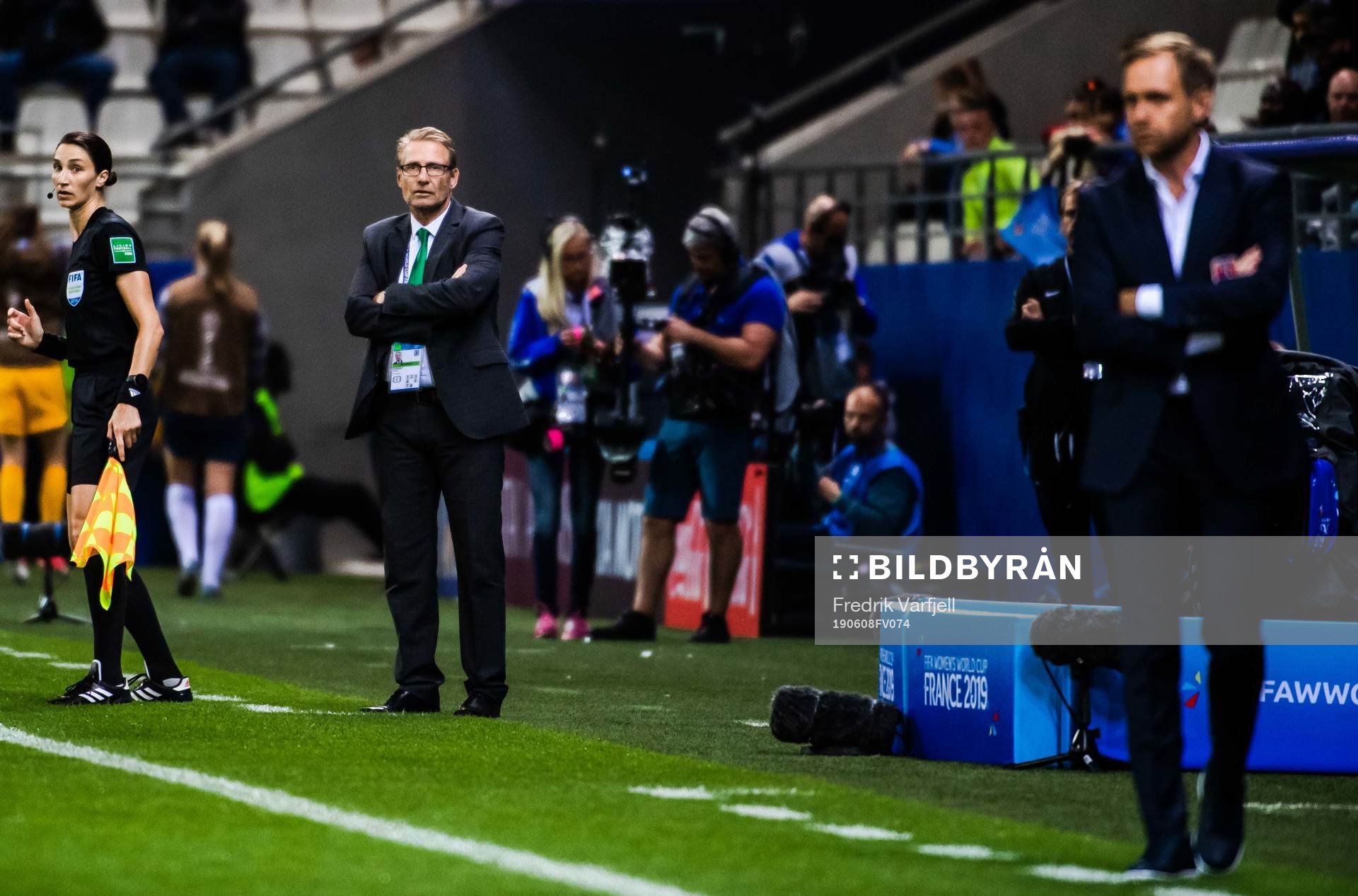 Thomas Dennerby, head coach of Nigeria, and Martin