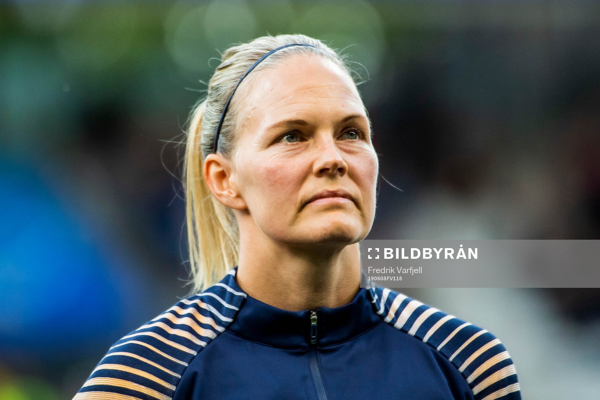 Goalkeeper Ingrid Hjelmseth of Norway