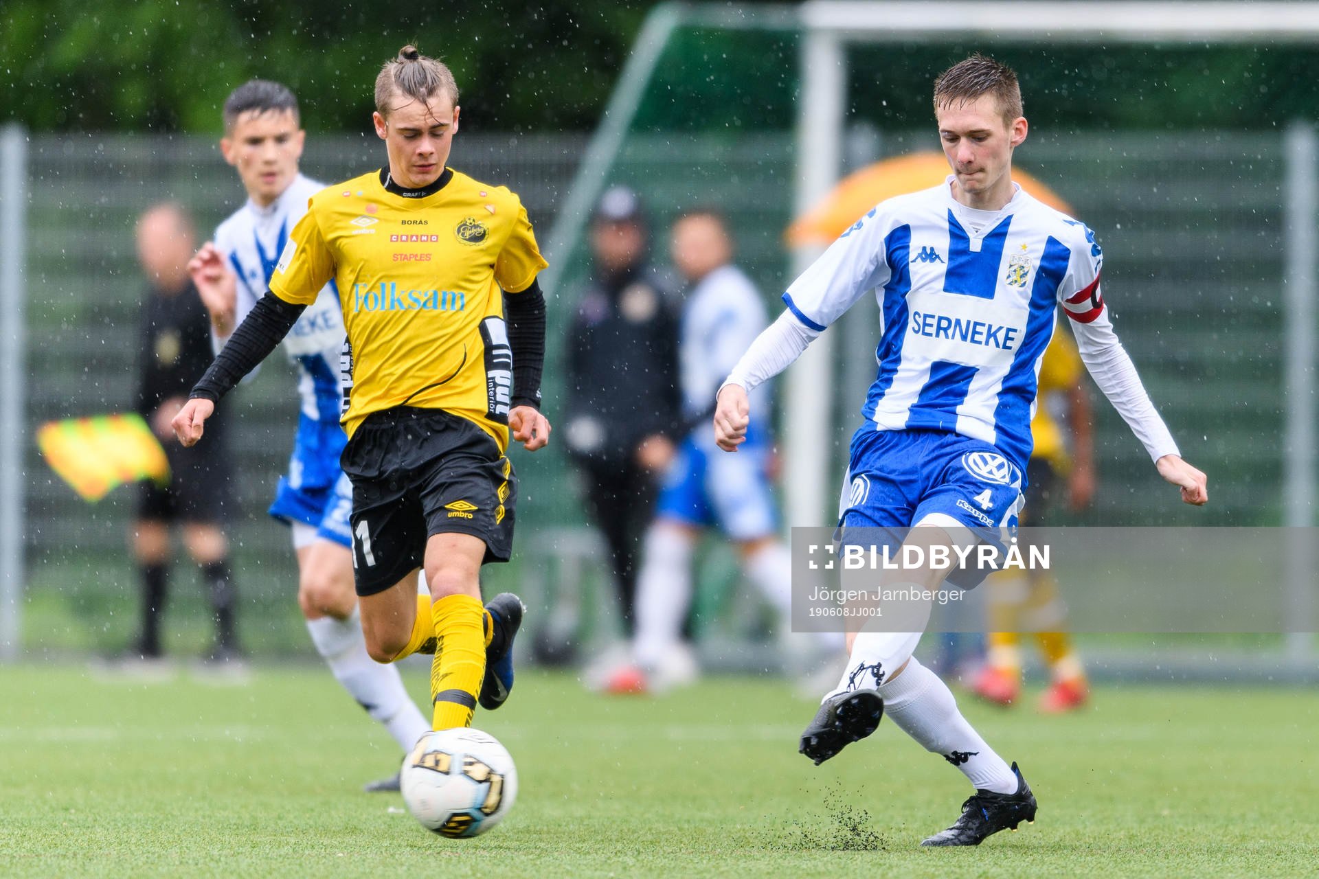 IFK Göteborgs Ola Eriksen och Elfsborgs Rasmus Nordin
