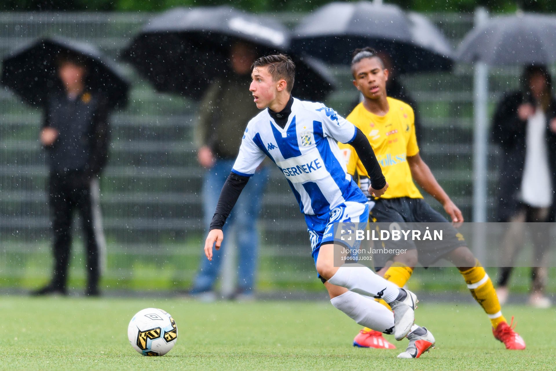 under fotbollsmatchen för P16 mellan Elfsborg och IFK