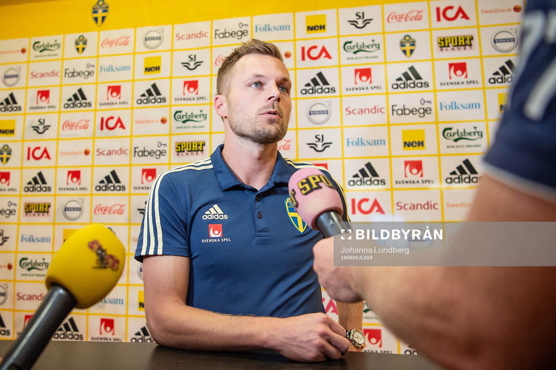 Sebastian Larsson of the Swedish national football team