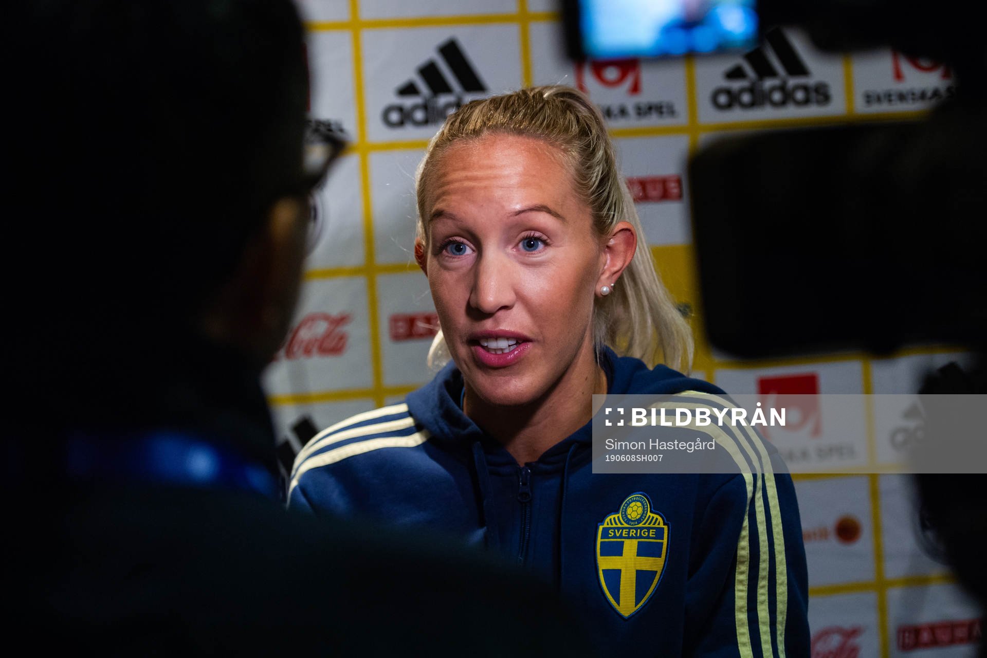 Julia Roddar of Swedish national women football team