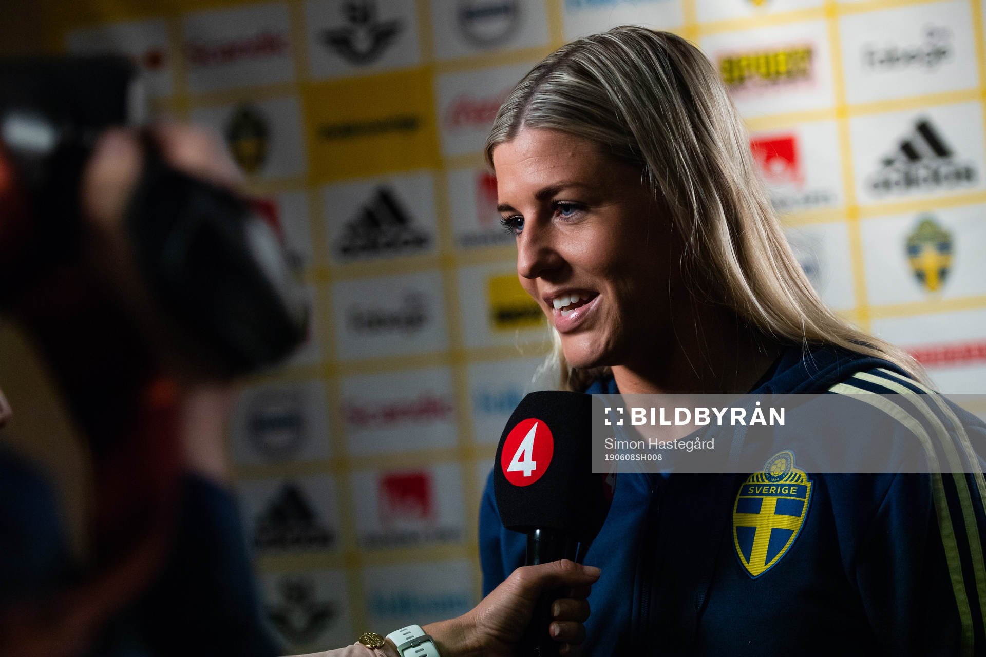 Olivia Schough of Swedish national women football team