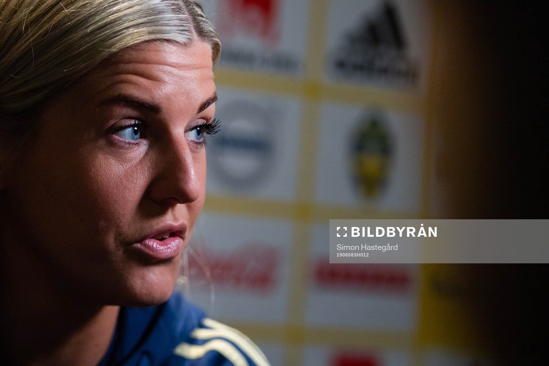 Olivia Schough of Swedish national women football team