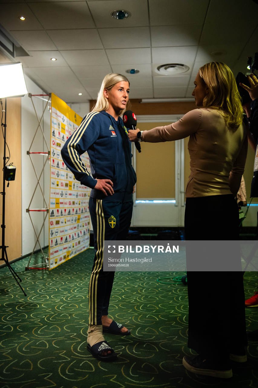 Olivia Schough of Swedish national women football team
