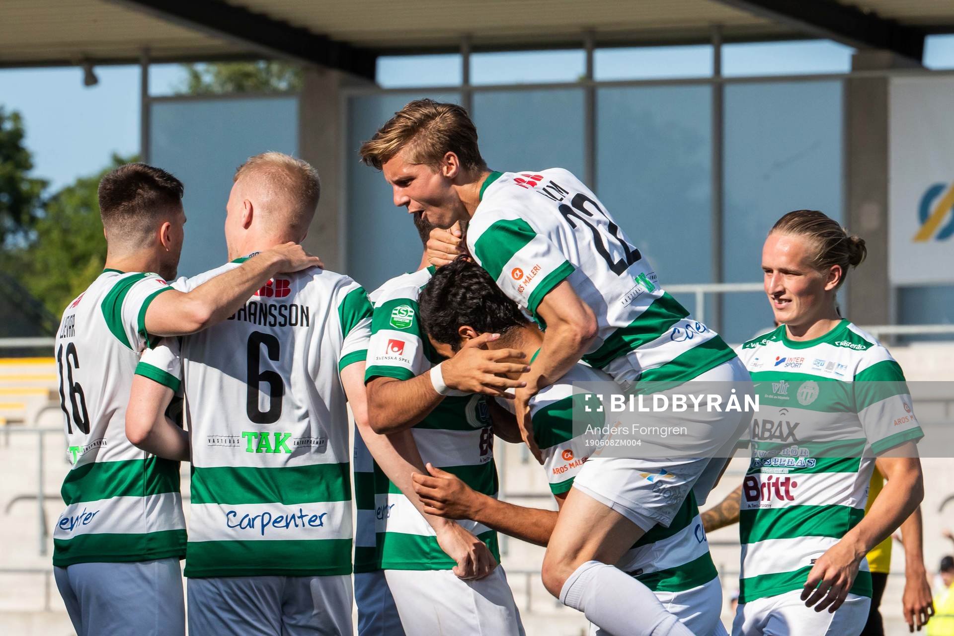 Västerås Boris Ljevar, Simon Johansson, Samuel Holm och