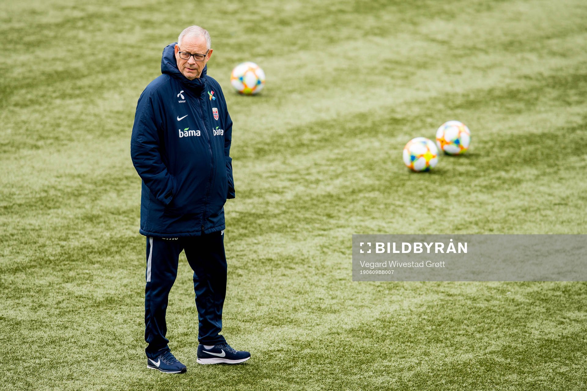 Lars Lagerbäck, head coach of Norway