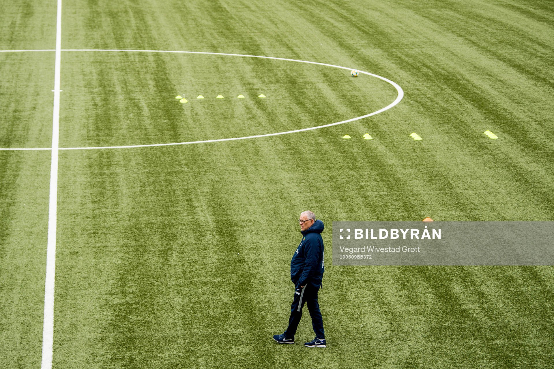 Lars Lagerbäck, head coach of Norway