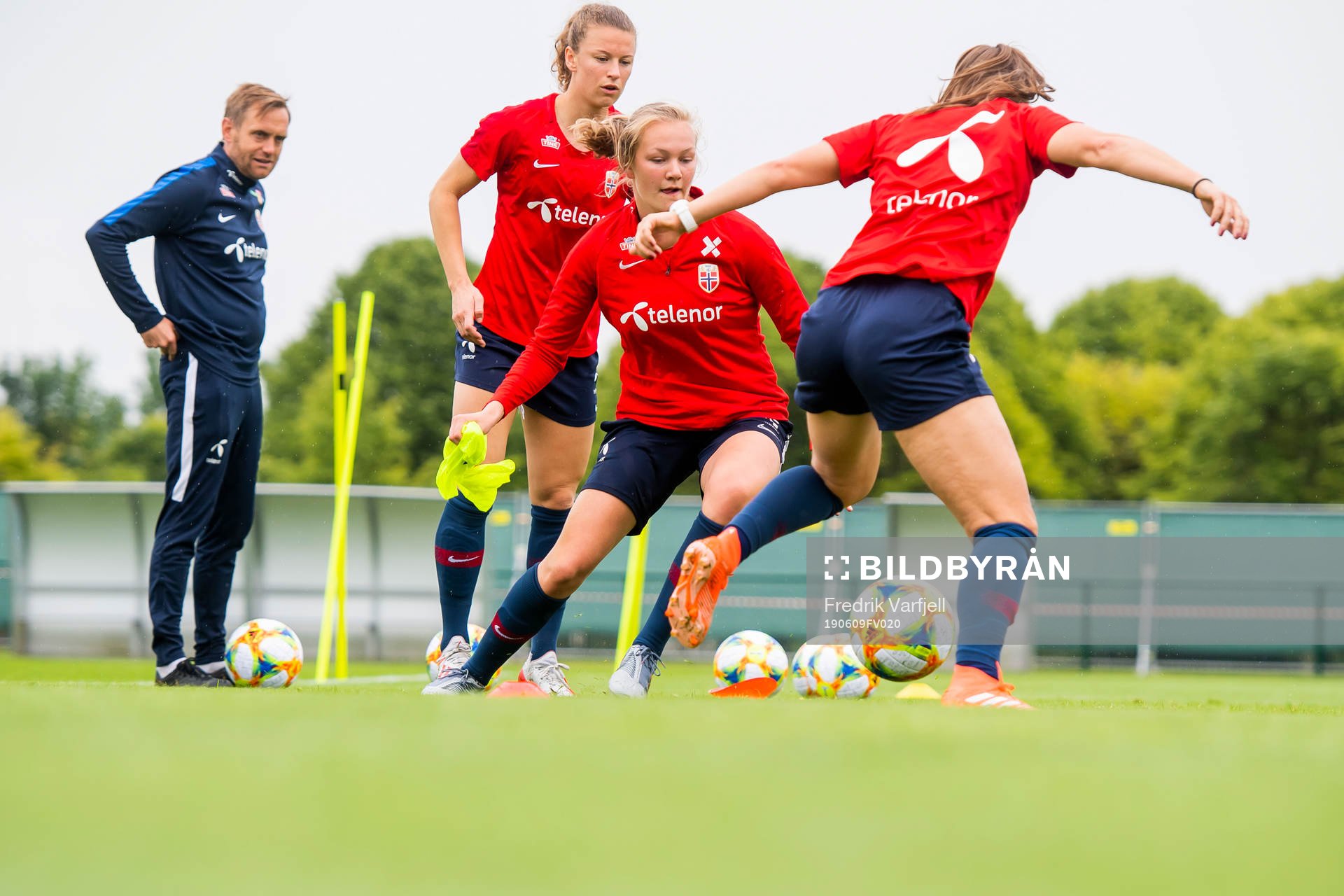 Martin Sjögren, head coach of Norway, Synne Skinnes